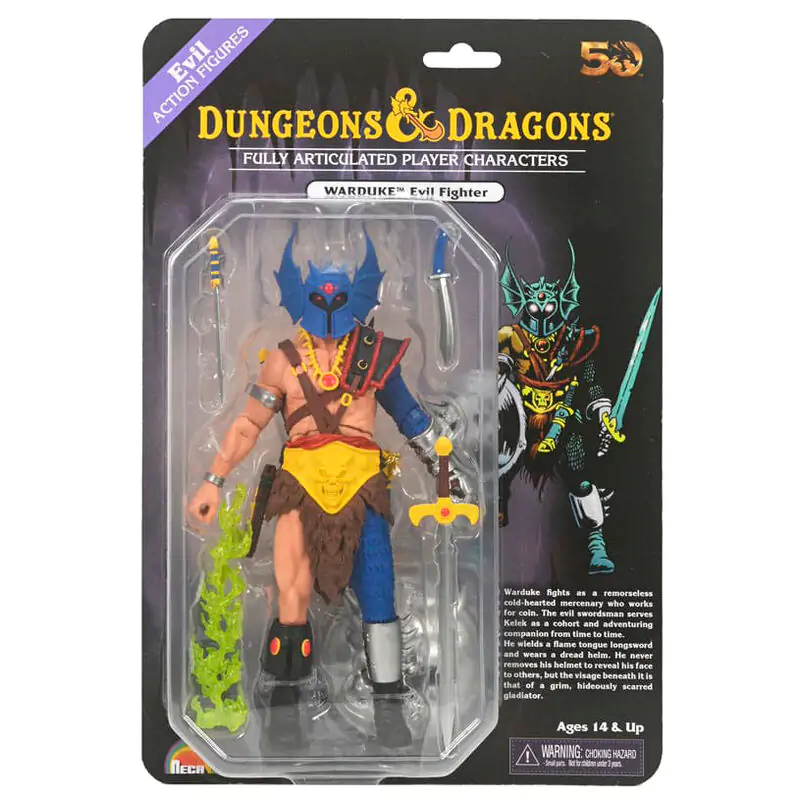 Dungeons & Dragons Warduke on Blister Card 50th Anniversary figura 18cm ...