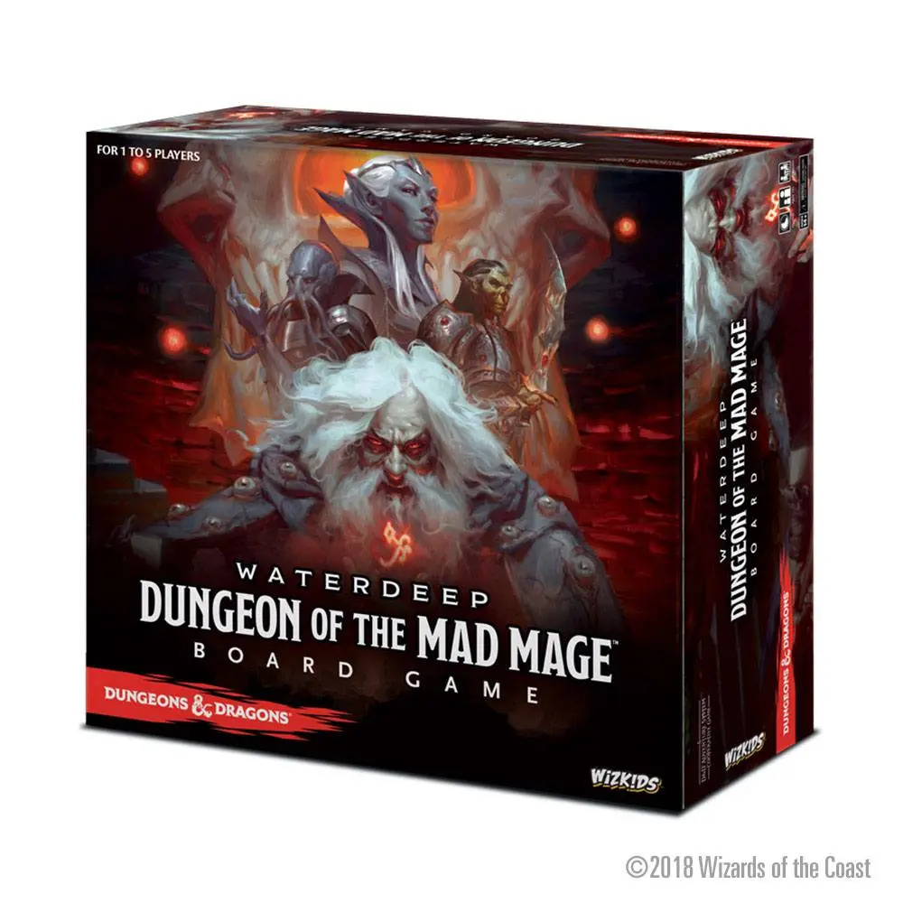 Dungeons &amp; Dragons Waterdeep Dungeon of the Mad Mage Standard Edition Angol nyelvű társasjáték termékfotó