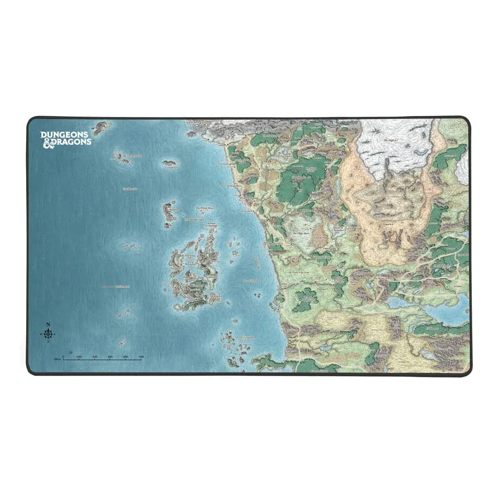 Dungeons & Dragons Faerun Map XL egérpad termékfotó