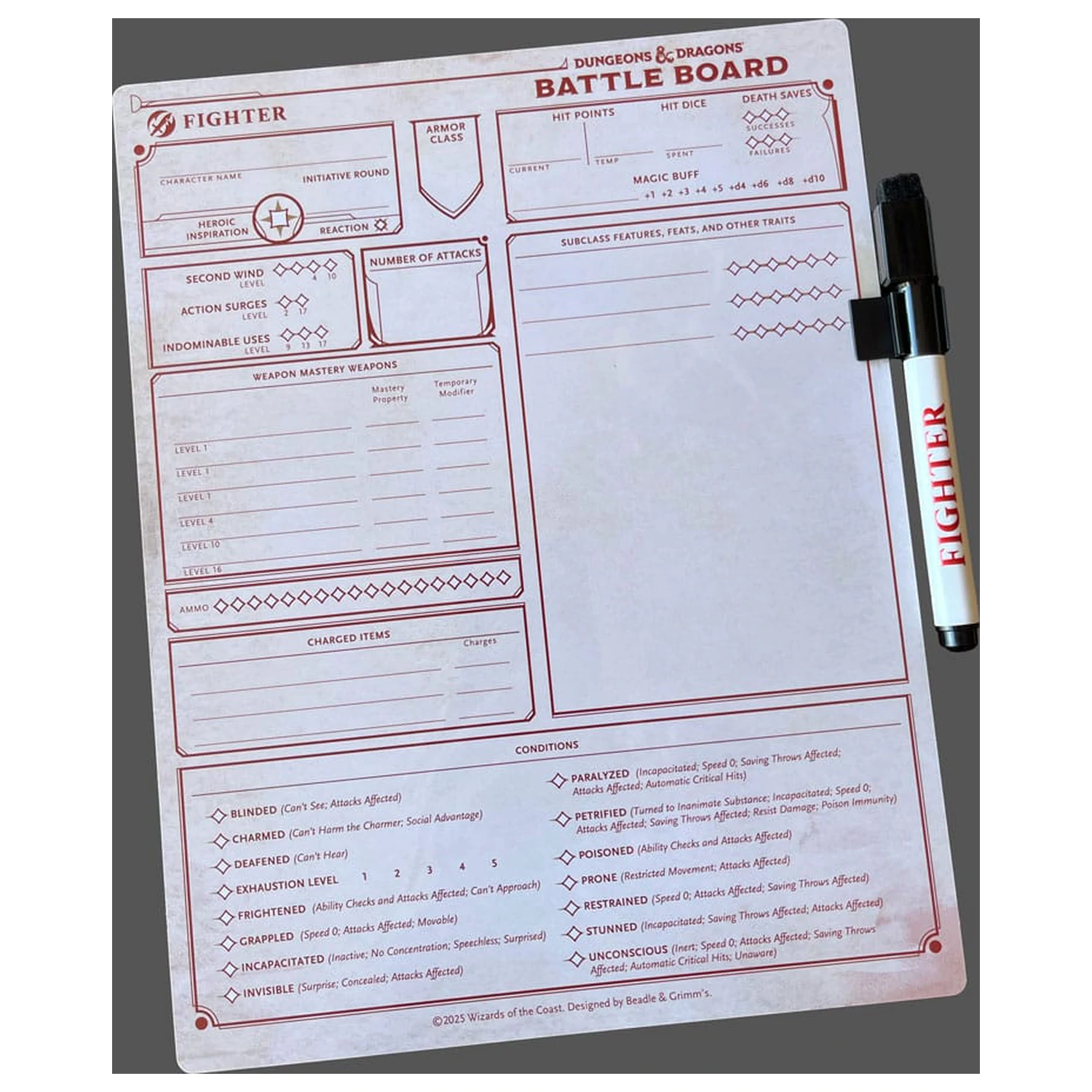 Dungeons & Dragons Battle Board Fighter termékfotó