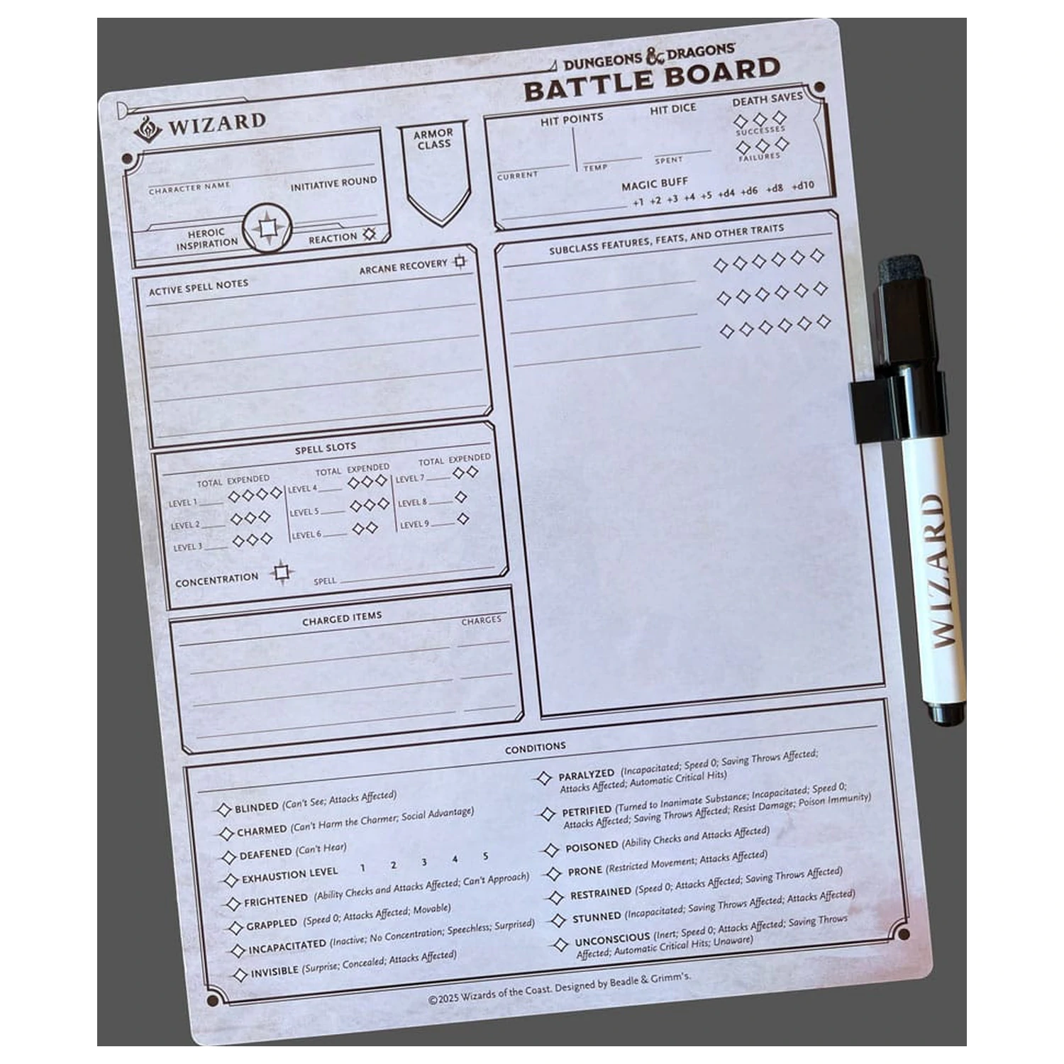 Dungeons & Dragons Battle Board Wizard  termékfotó