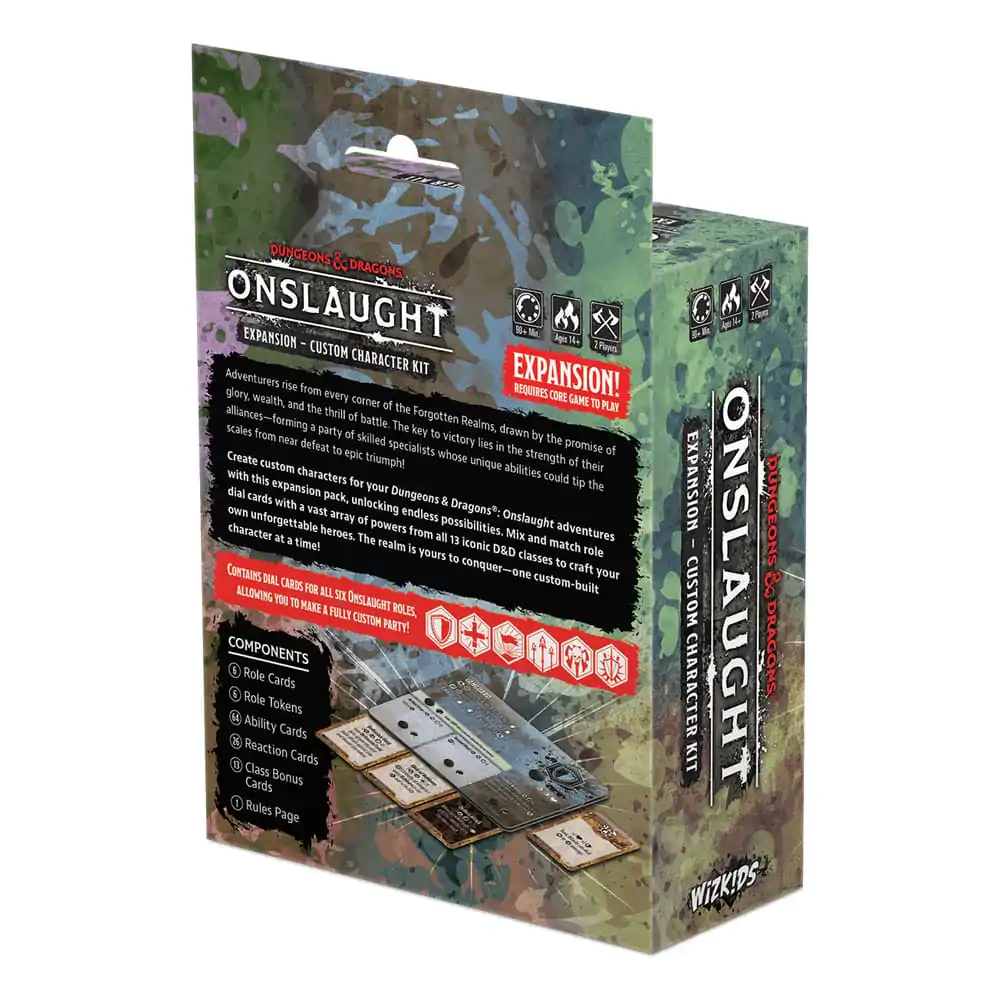 Dungeons & Dragons Game Expansion Onslaught Custom Character Kit Expansion Angol nyelvű termékfotó