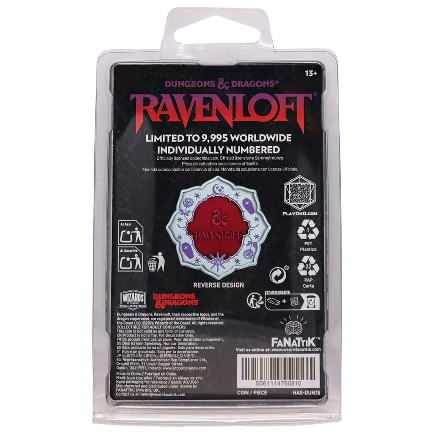 Dungeons & Dragons Gyűjthető érme Ravenloft Limitált kiadás termékfotó