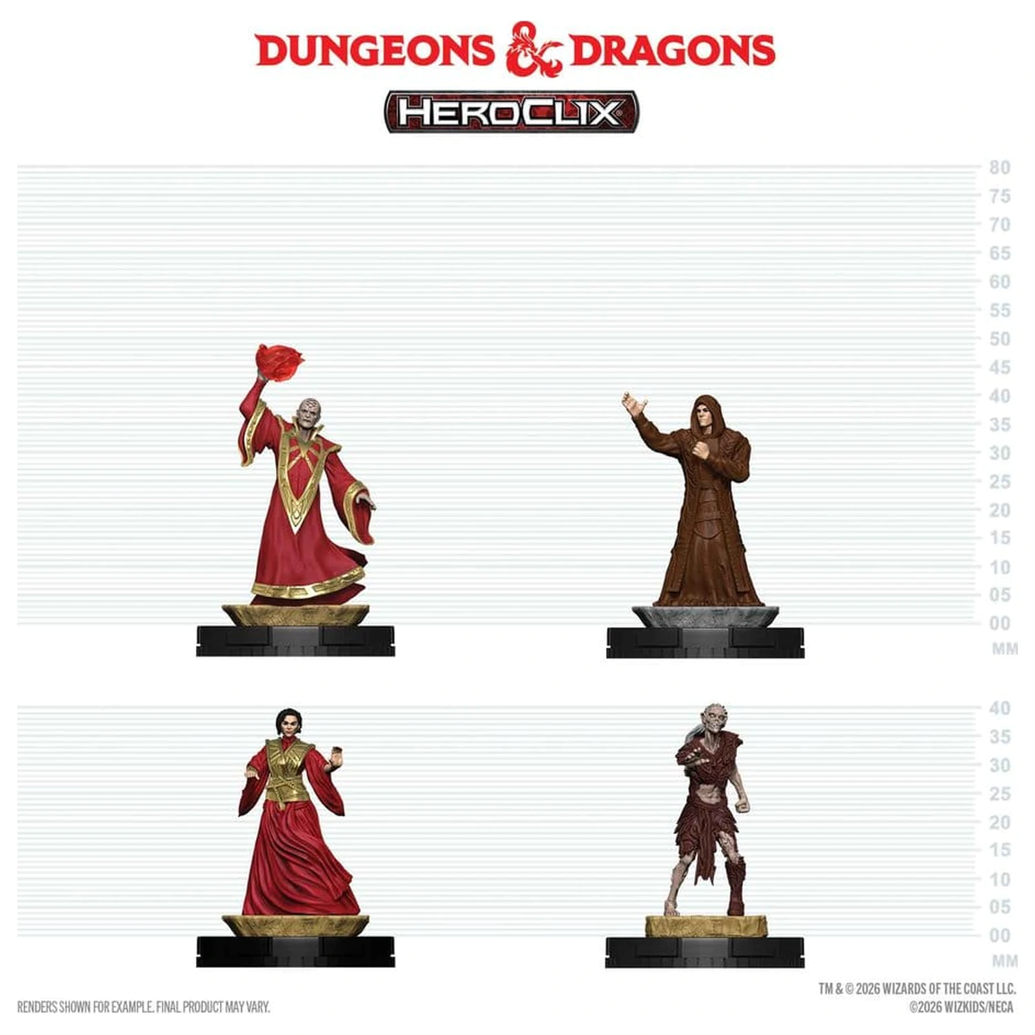 Dungeons & Dragons HeroClix 400: figura csomag Red Wizards of Thay termékfotó