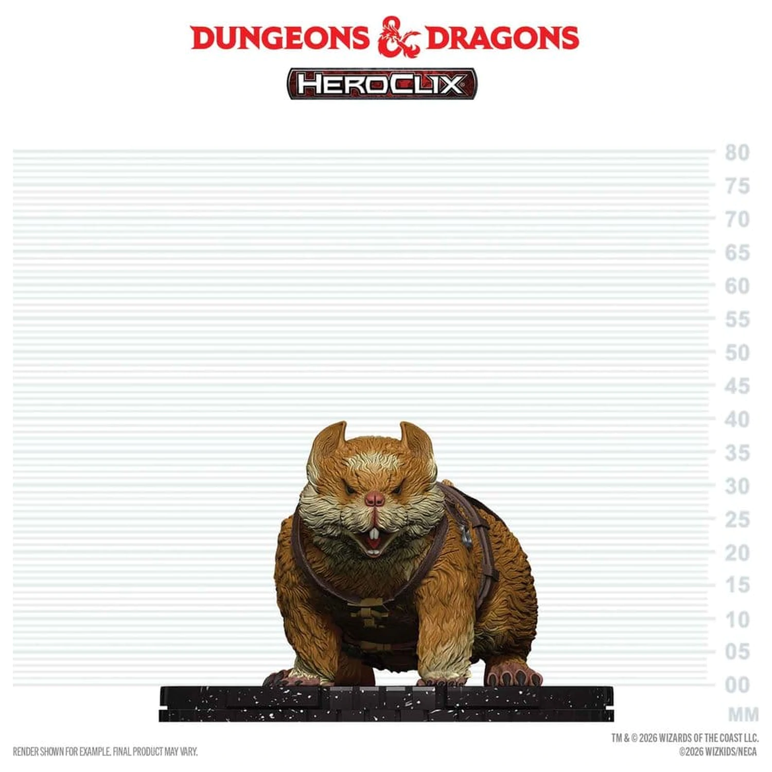 Dungeons & Dragons HeroClix: Giant Mini figura Space Hamster termékfotó