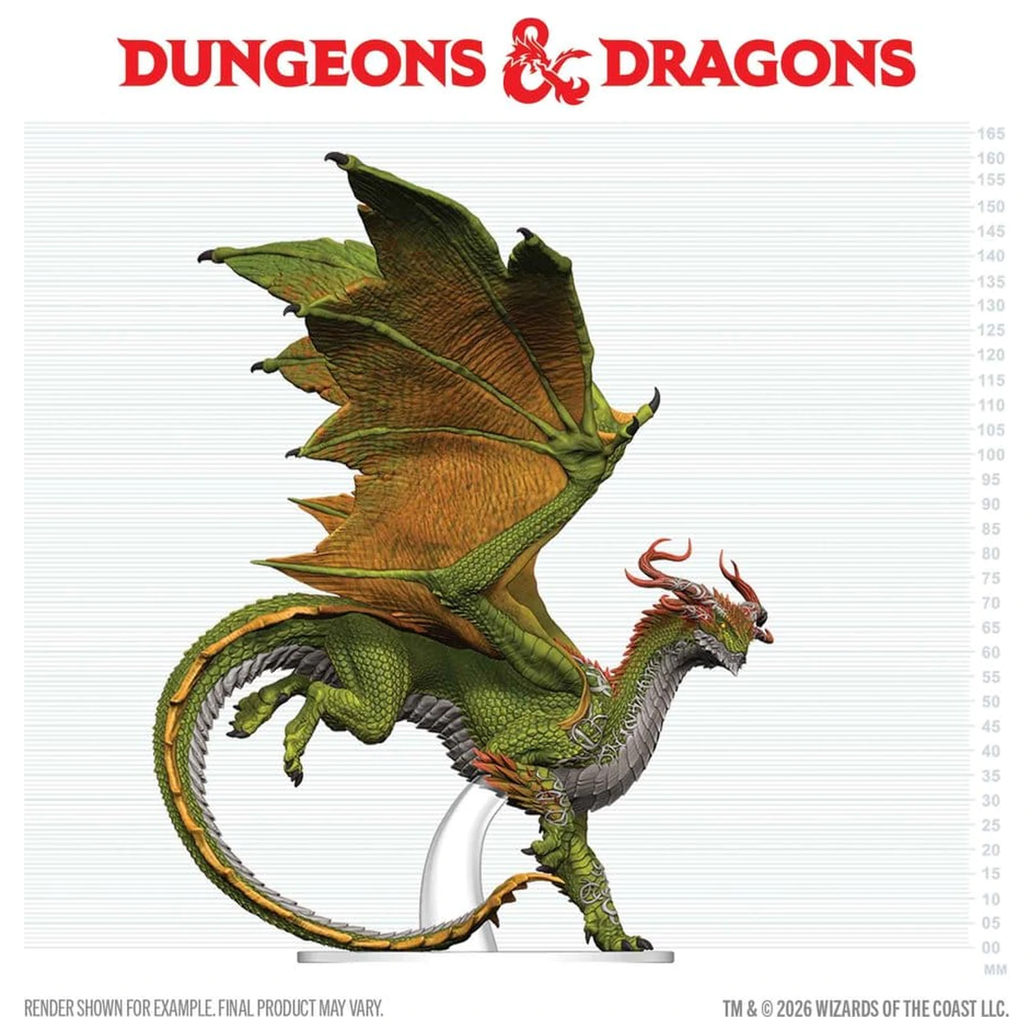 Dungeons & Dragons Icons of the Realms prepainted Miniatures felnőtt Spirit Dragon 24 cm termékfotó