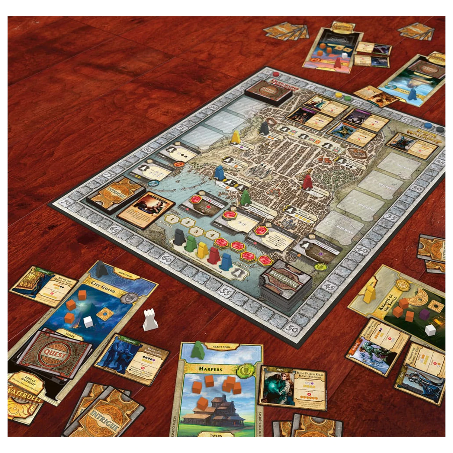 Dungeons & Dragons Lords of Waterdeep Angol nyelvű társasjáték termékfotó