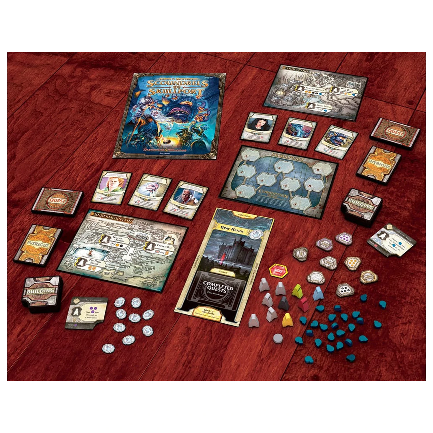 Dungeons & Dragons Lords of Waterdeep: Scoundrels of Skullport Expansion Angol nyelvű társasjáték  termékfotó