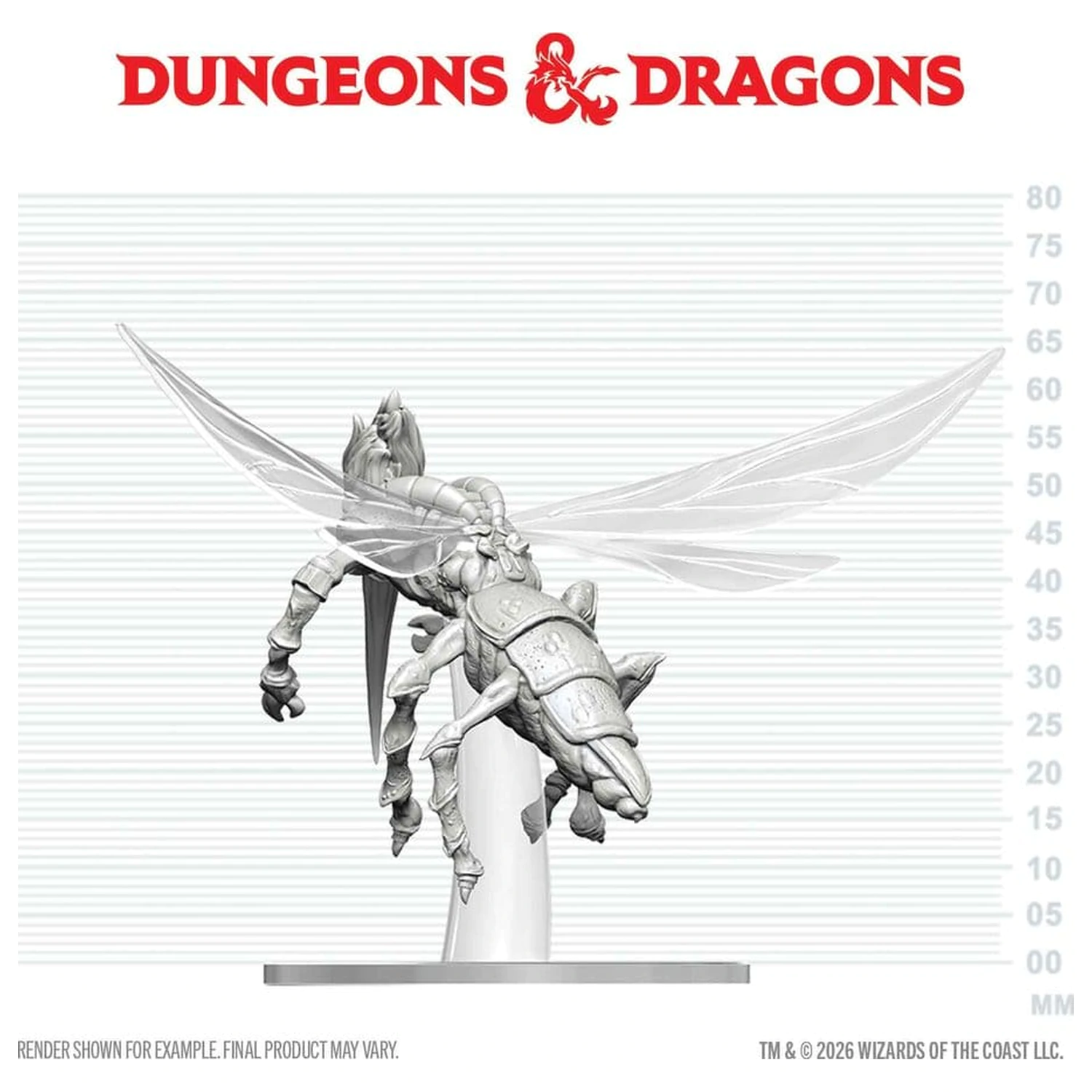 Dungeons & Dragons Nolzur's Marvelous Miniatures Unpainted Miniature Chasme 17 cm termékfotó