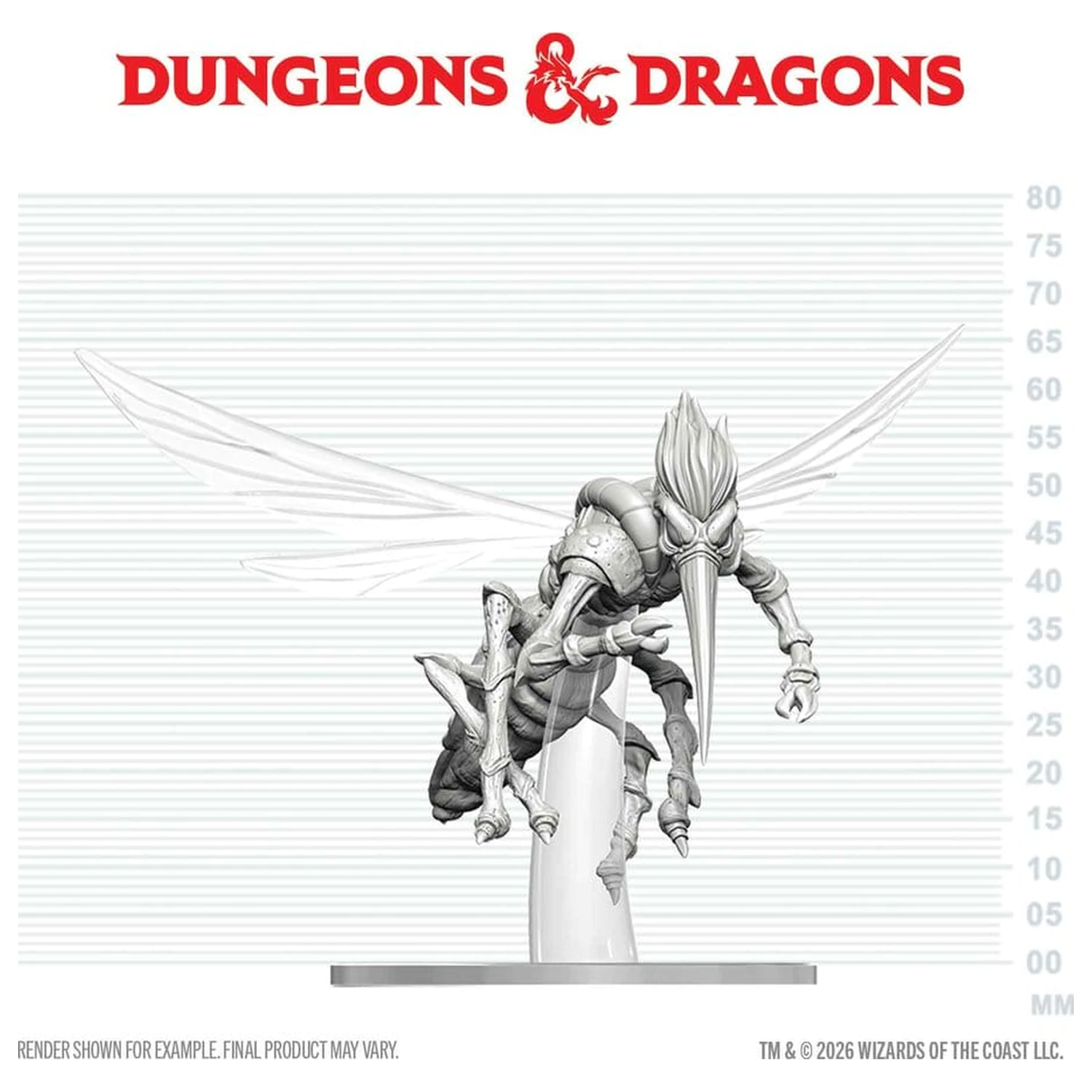 Dungeons & Dragons Nolzur's Marvelous Miniatures Unpainted Miniature Chasme 17 cm termékfotó