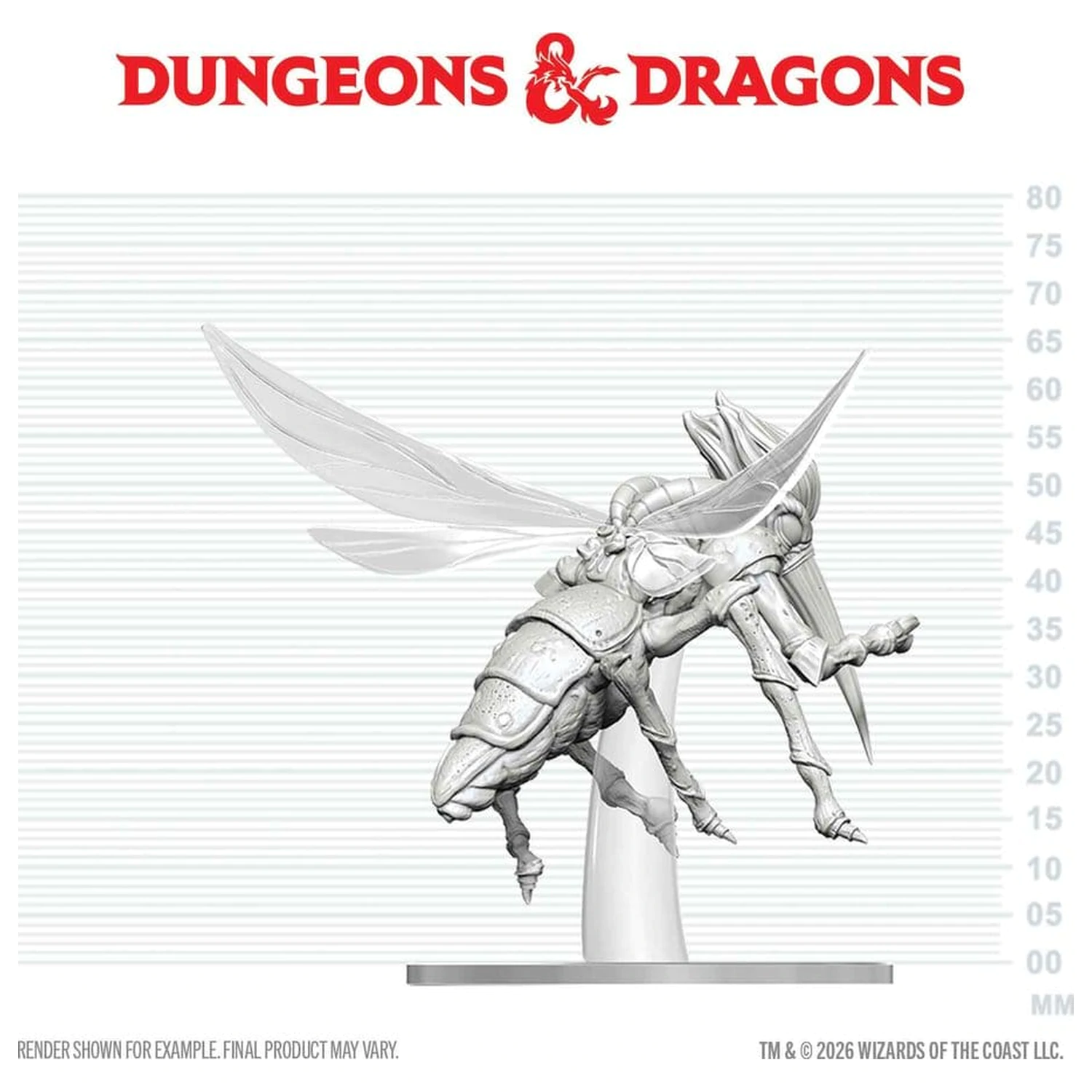 Dungeons & Dragons Nolzur's Marvelous Miniatures Unpainted Miniature Chasme 17 cm termékfotó