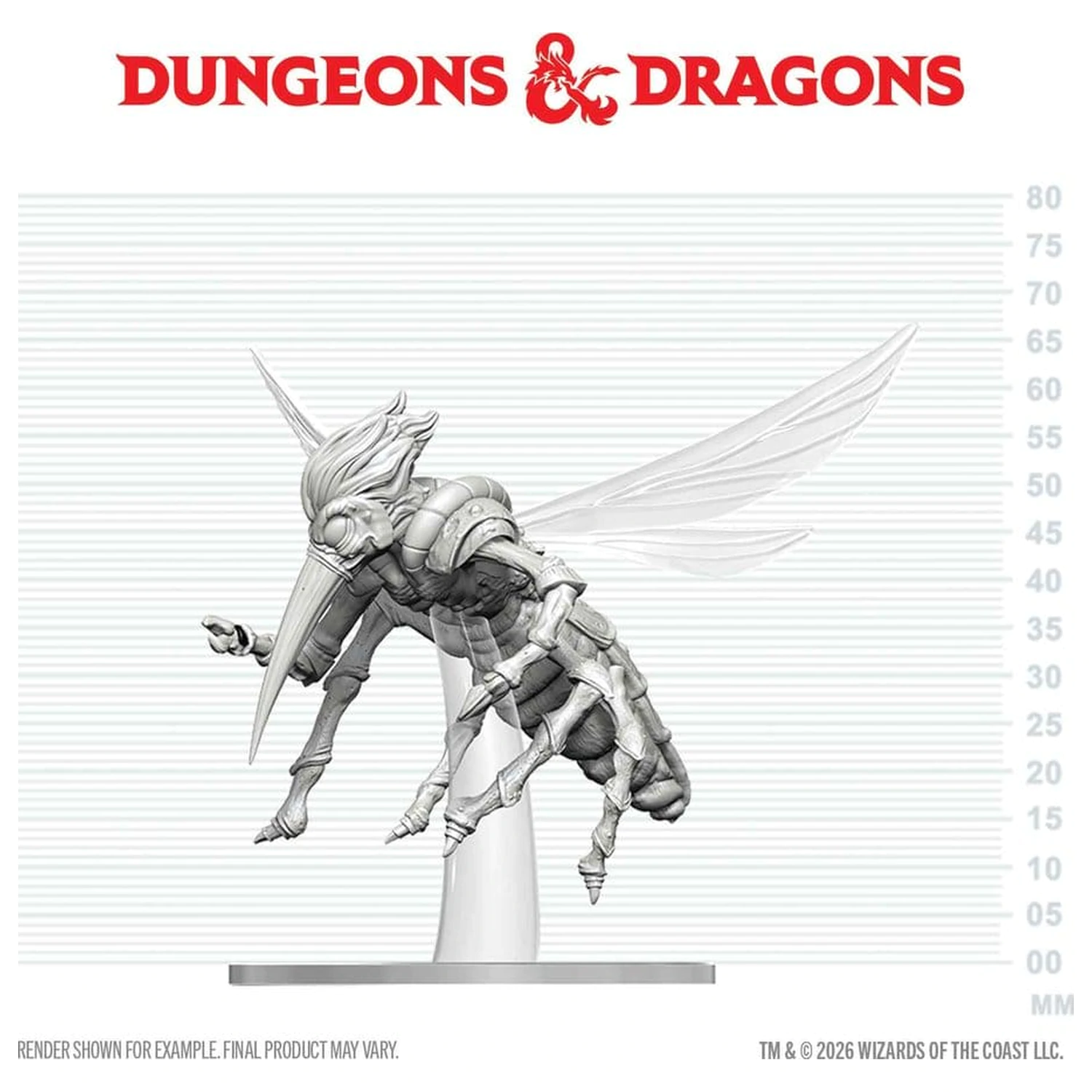Dungeons & Dragons Nolzur's Marvelous Miniatures Unpainted Miniature Chasme 17 cm termékfotó