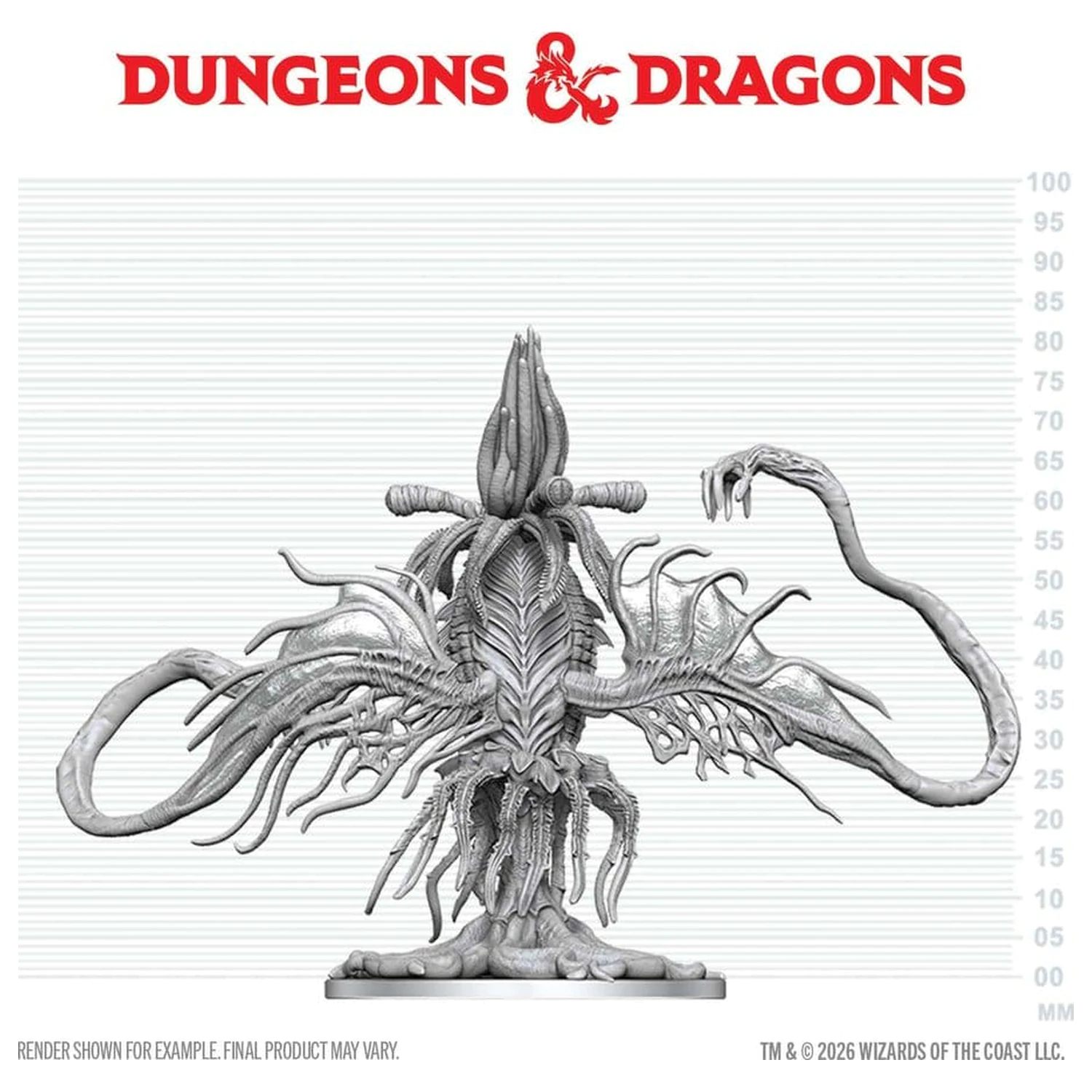 Dungeons & Dragons Nolzur's Marvelous Miniatures Unpainted Miniature Elder Thing 20 cm termékfotó