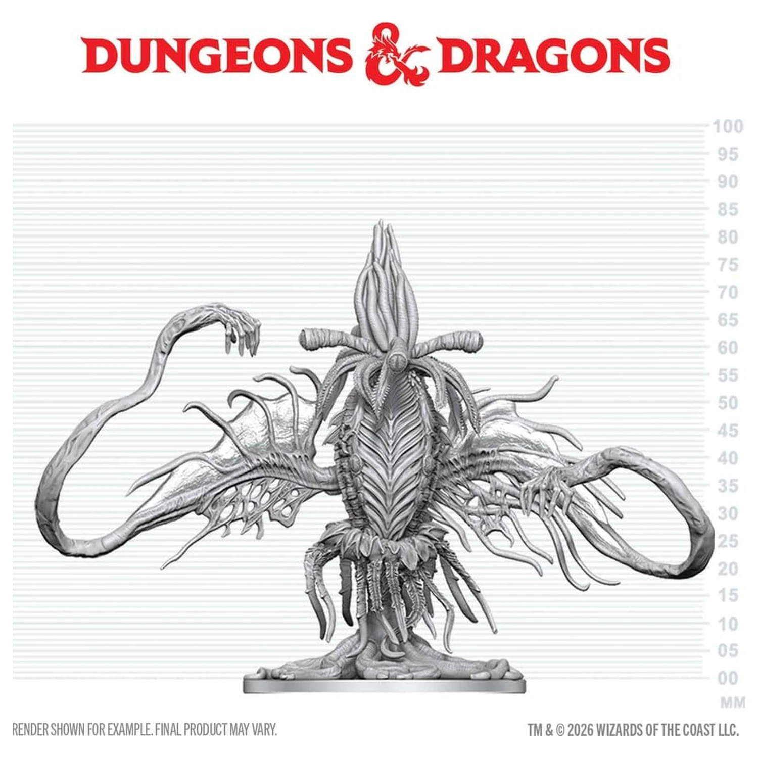 Dungeons & Dragons Nolzur's Marvelous Miniatures Unpainted Miniature Elder Thing 20 cm termékfotó