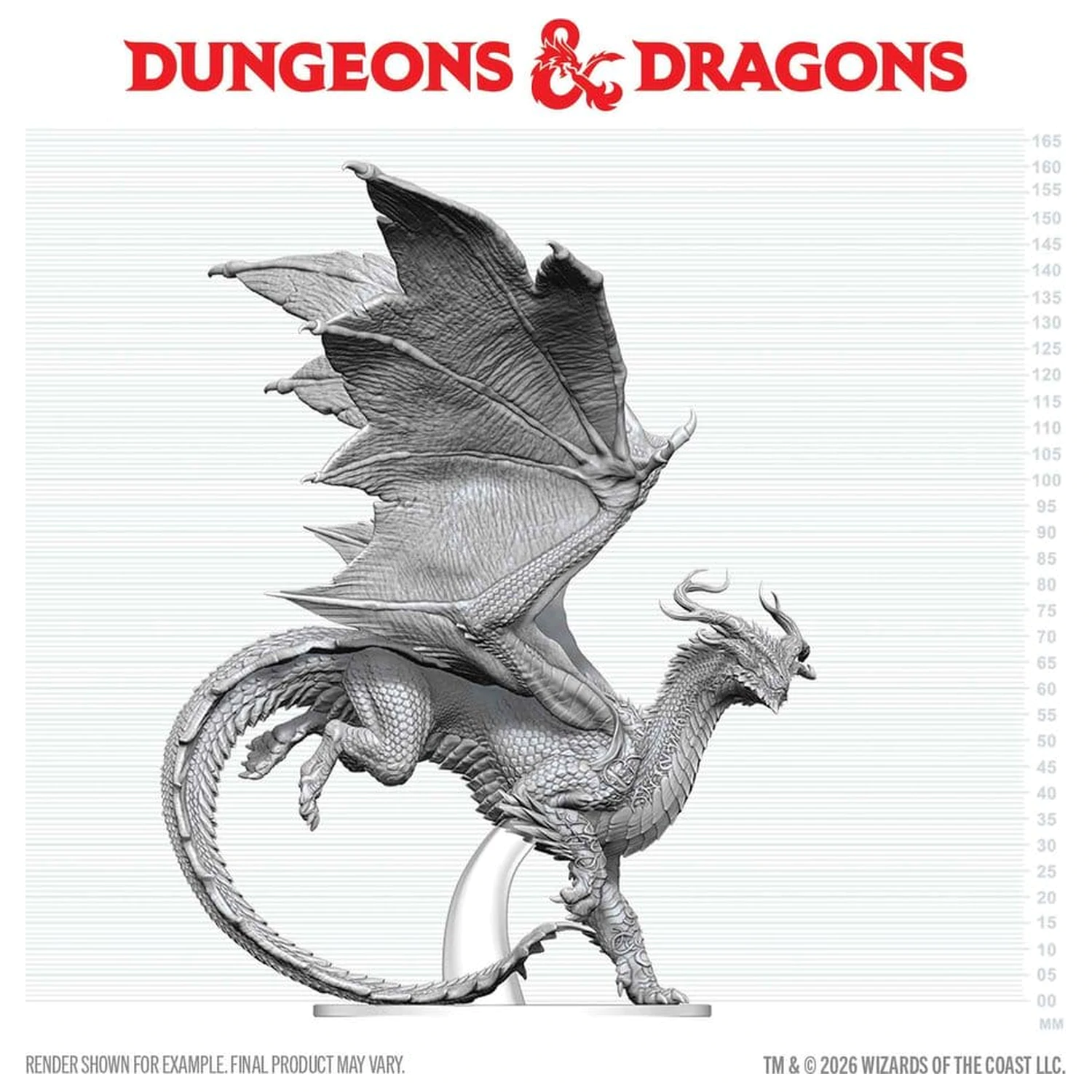 Dungeons & Dragons Nolzur's Marvelous Miniatures Unpainted Miniature felnőtt Spirit Dragon 24 cm termékfotó