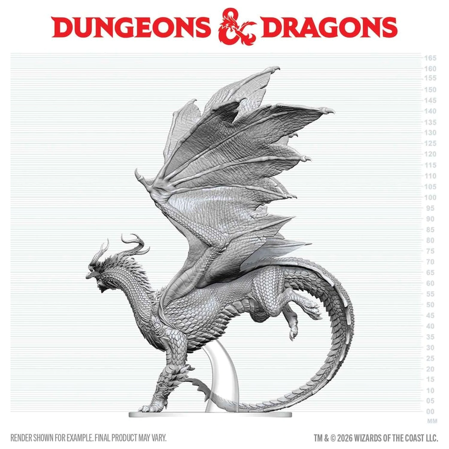 Dungeons & Dragons Nolzur's Marvelous Miniatures Unpainted Miniature felnőtt Spirit Dragon 24 cm termékfotó