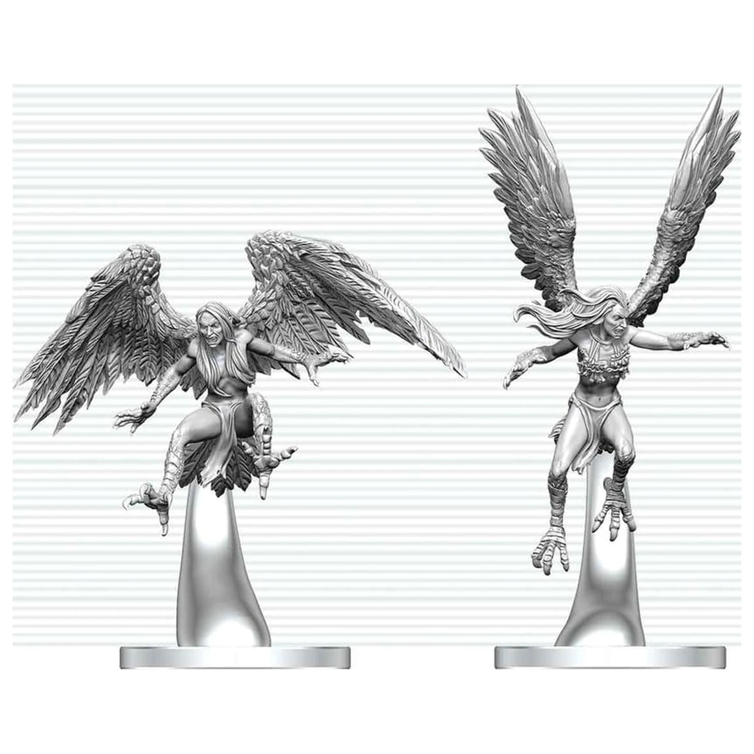 Dungeons & Dragons Nolzur's Marvelous Miniatures Unpainted Miniature Harpies 17 cm termékfotó