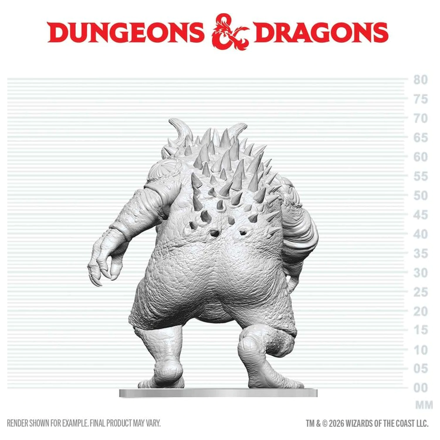 Dungeons & Dragons Nolzur's Marvelous Miniatures Unpainted Miniature Hezrou 17 cm termékfotó