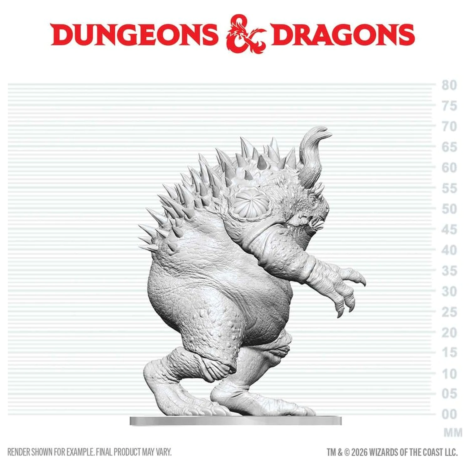 Dungeons & Dragons Nolzur's Marvelous Miniatures Unpainted Miniature Hezrou 17 cm termékfotó