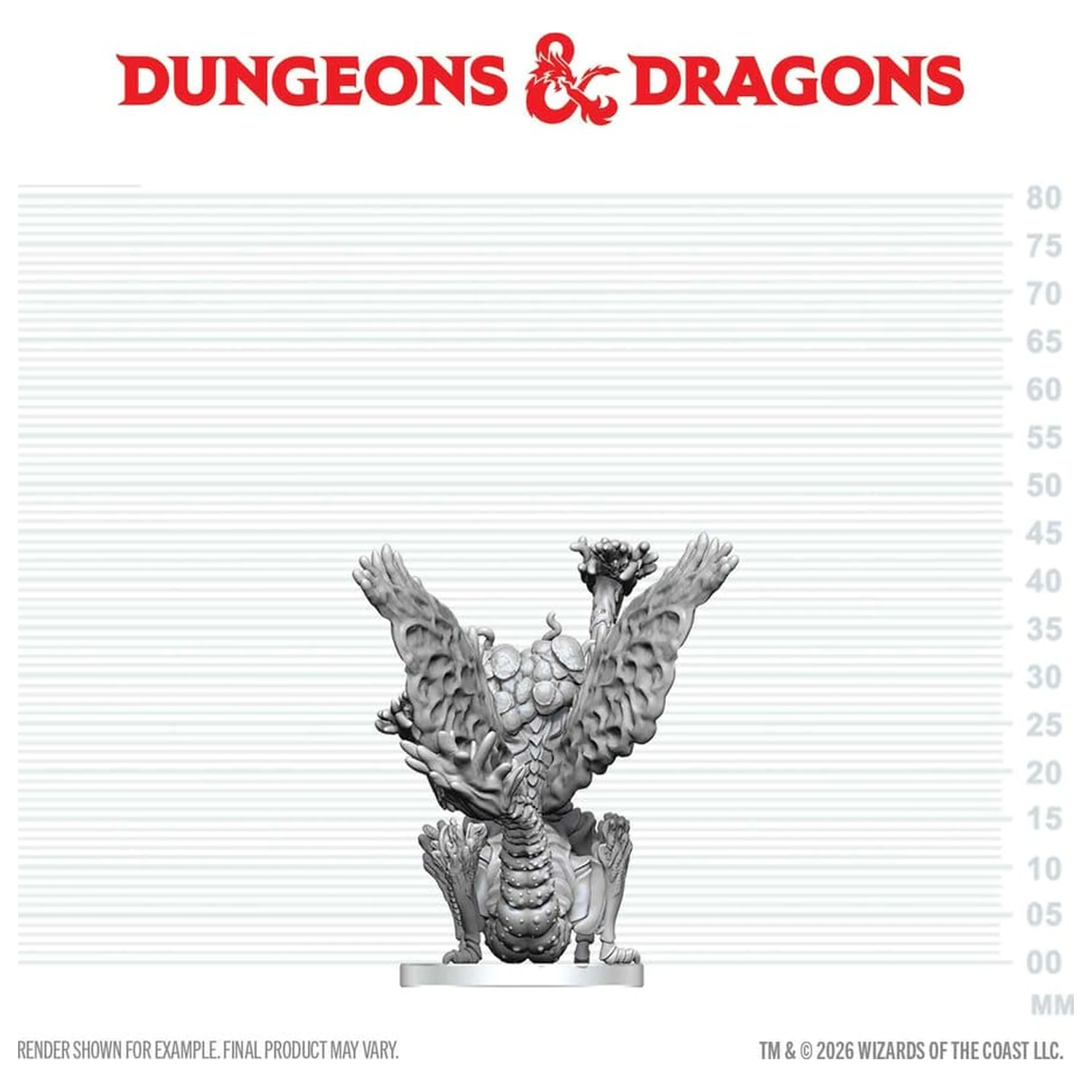 Dungeons & Dragons Nolzur's Marvelous Miniatures Unpainted Miniature Mi-Go 14 cm termékfotó