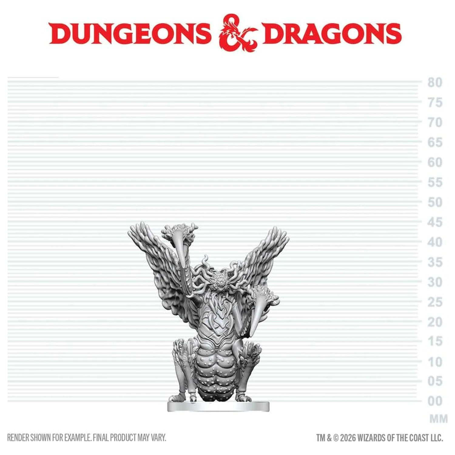 Dungeons & Dragons Nolzur's Marvelous Miniatures Unpainted Miniature Mi-Go 14 cm termékfotó