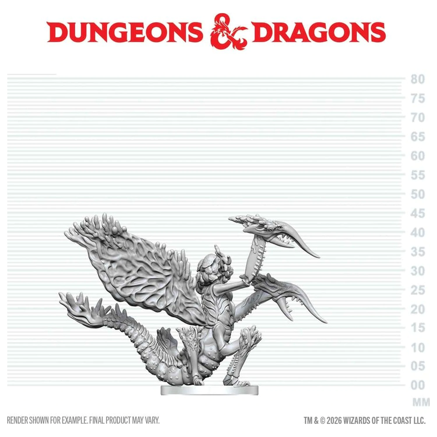Dungeons & Dragons Nolzur's Marvelous Miniatures Unpainted Miniature Mi-Go 14 cm termékfotó