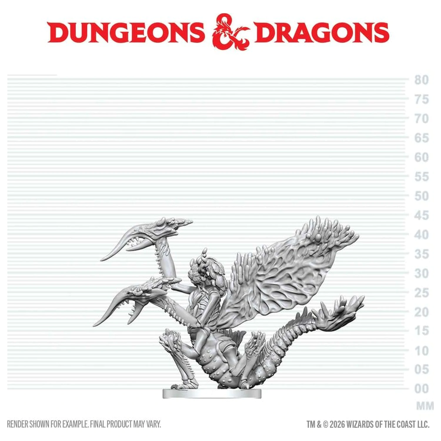 Dungeons & Dragons Nolzur's Marvelous Miniatures Unpainted Miniature Mi-Go 14 cm termékfotó