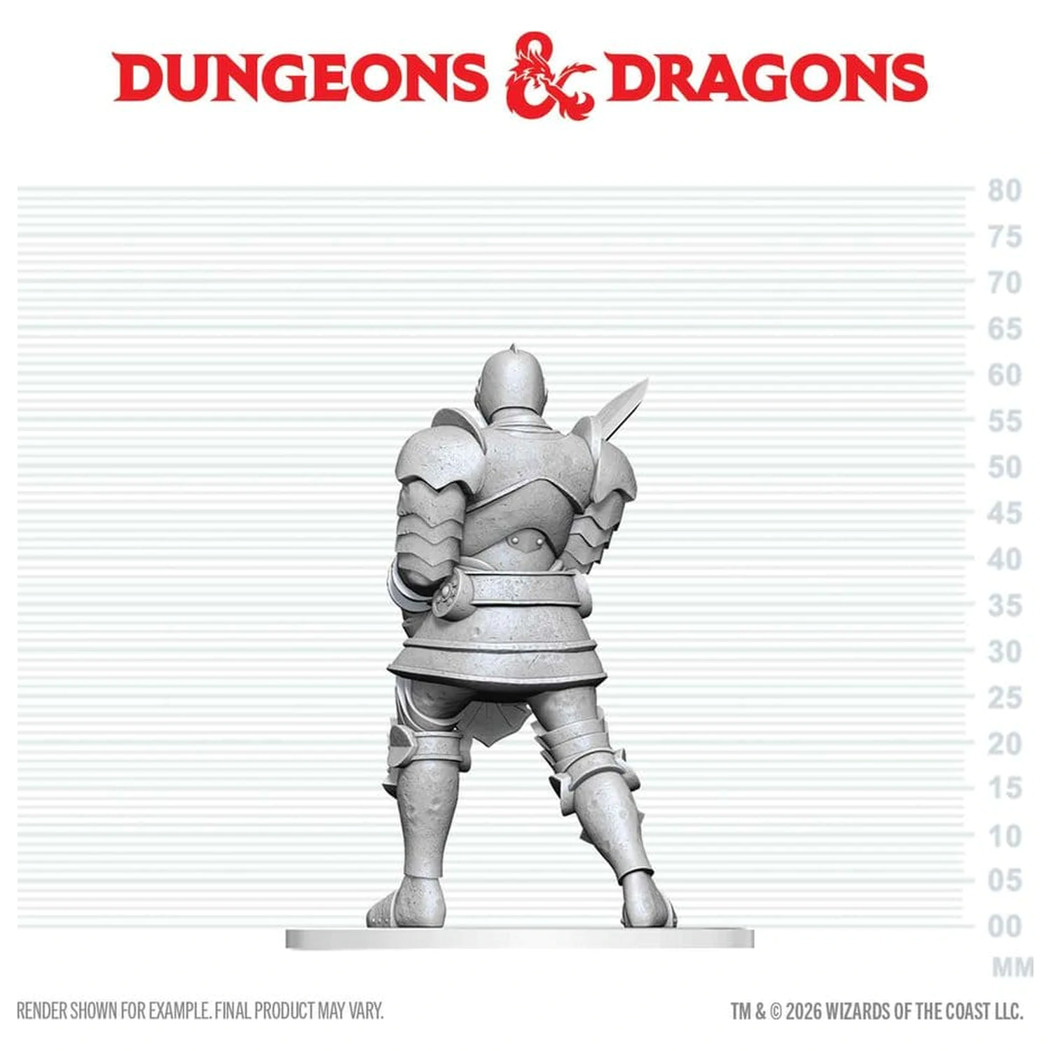 Dungeons & Dragons Nolzur's Marvelous Miniatures Unpainted Miniature Red Knight Guardian Golem 14 cm termékfotó