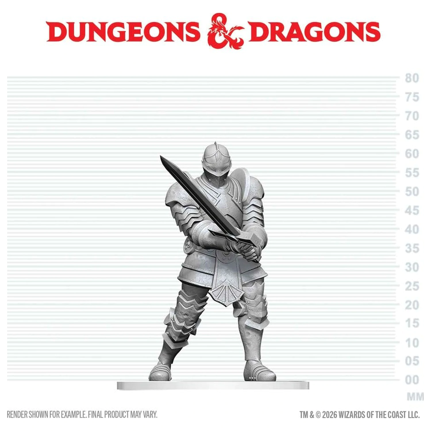Dungeons & Dragons Nolzur's Marvelous Miniatures Unpainted Miniature Red Knight Guardian Golem 14 cm termékfotó