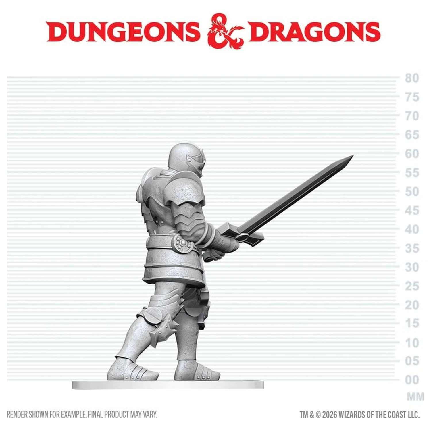 Dungeons & Dragons Nolzur's Marvelous Miniatures Unpainted Miniature Red Knight Guardian Golem 14 cm termékfotó