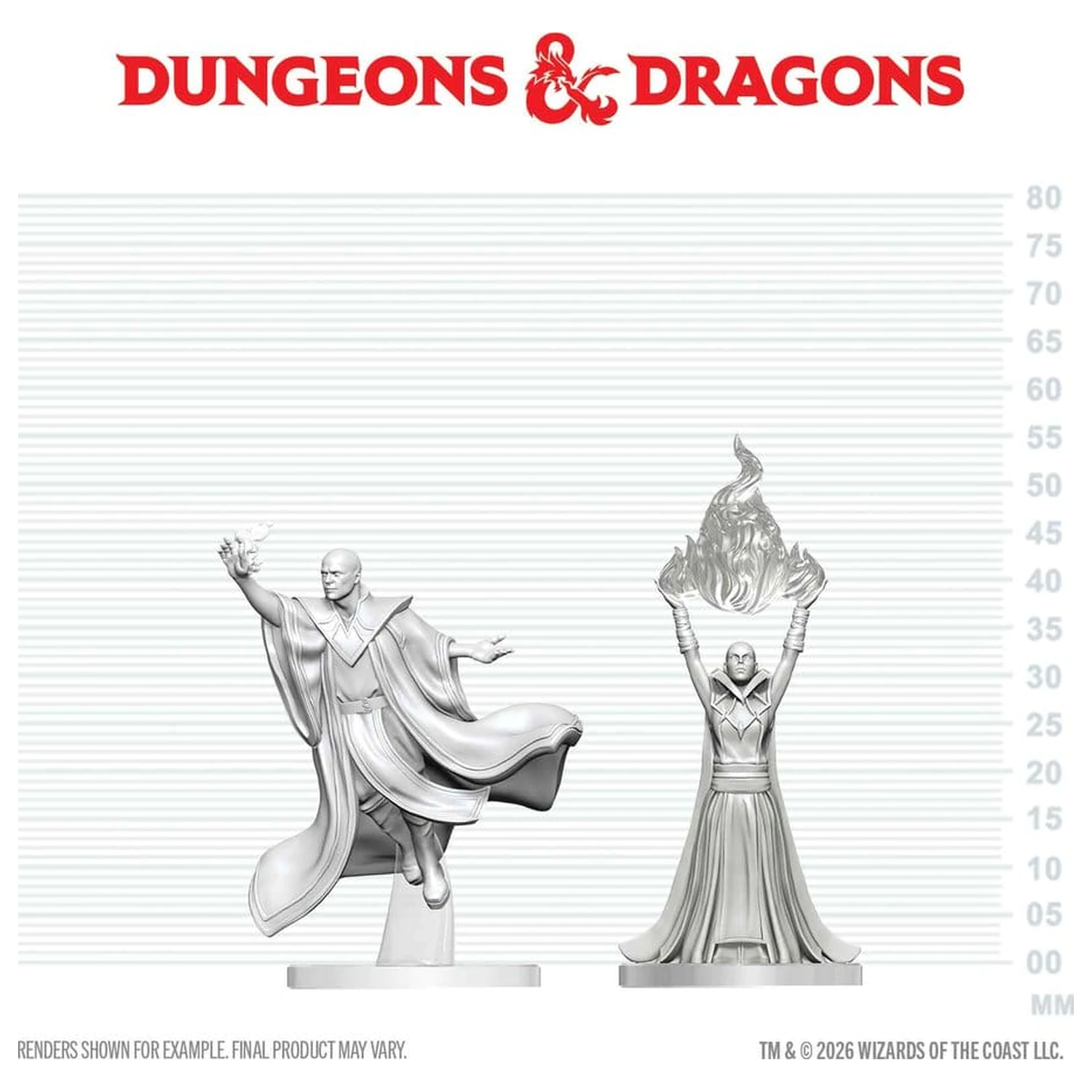 Dungeons & Dragons Nolzur's Marvelous Miniatures Unpainted Miniature Red Wizard Mage & Archmage 14 cm termékfotó