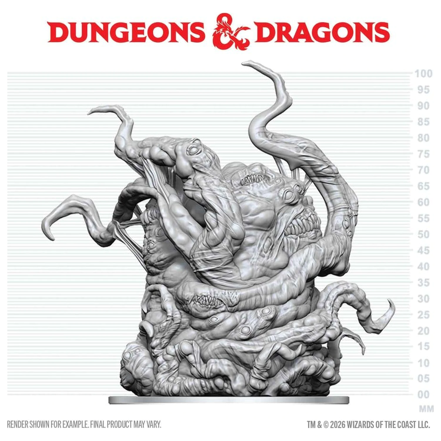 Dungeons & Dragons Nolzur's Marvelous Miniatures Unpainted Miniature Shoggoth 20 cm termékfotó