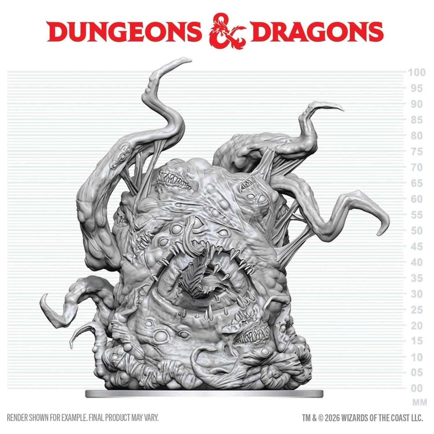 Dungeons & Dragons Nolzur's Marvelous Miniatures Unpainted Miniature Shoggoth 20 cm termékfotó