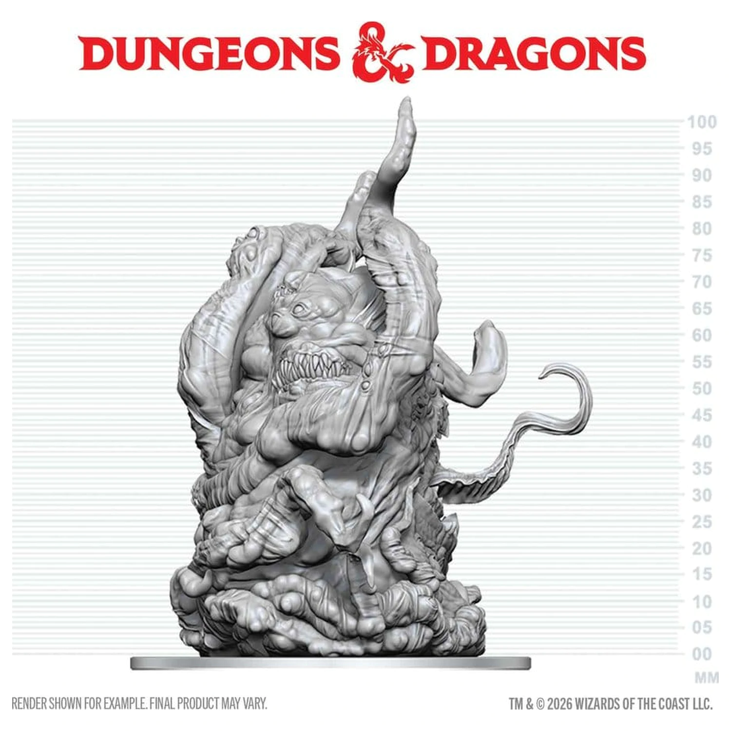 Dungeons & Dragons Nolzur's Marvelous Miniatures Unpainted Miniature Shoggoth 20 cm termékfotó