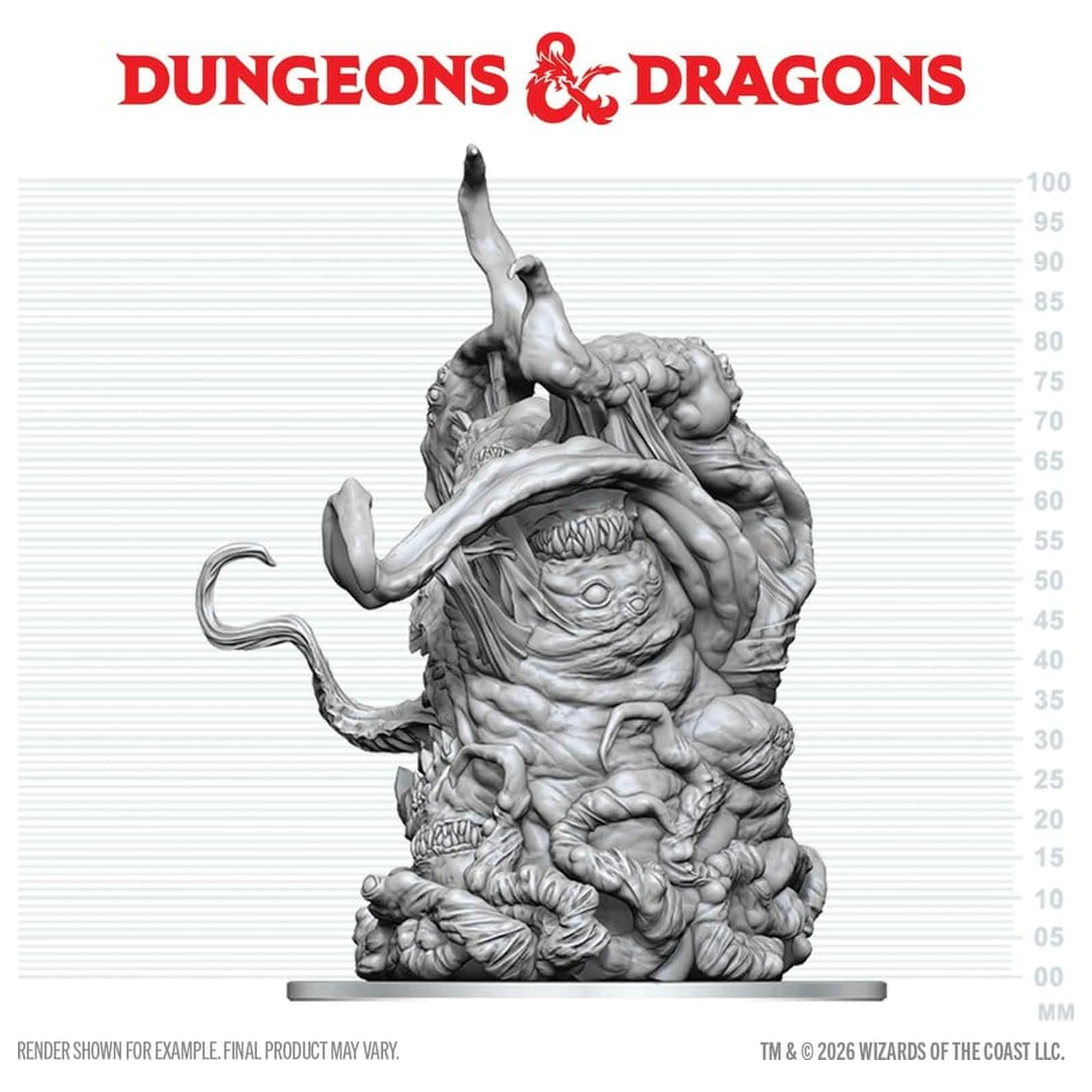 Dungeons & Dragons Nolzur's Marvelous Miniatures Unpainted Miniature Shoggoth 20 cm termékfotó