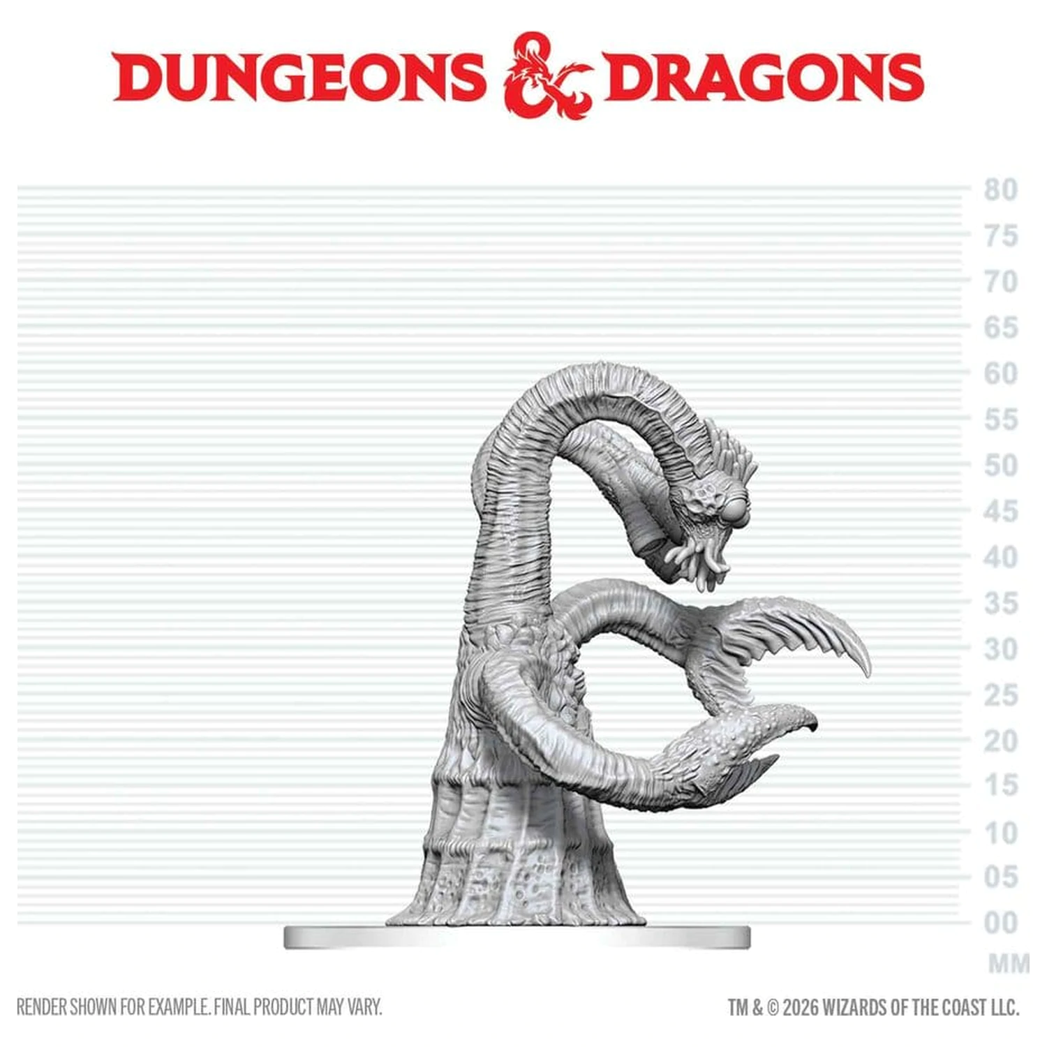 Dungeons & Dragons Nolzur's Marvelous Miniatures Unpainted Miniature Yithian 14 cm termékfotó