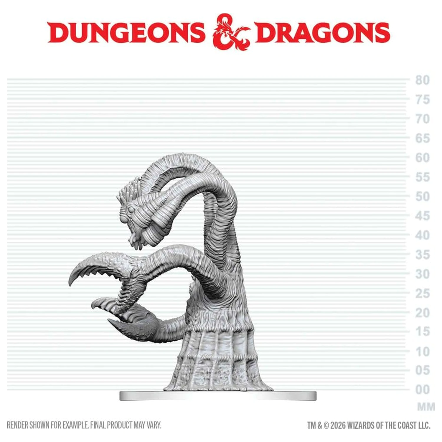 Dungeons & Dragons Nolzur's Marvelous Miniatures Unpainted Miniature Yithian 14 cm termékfotó