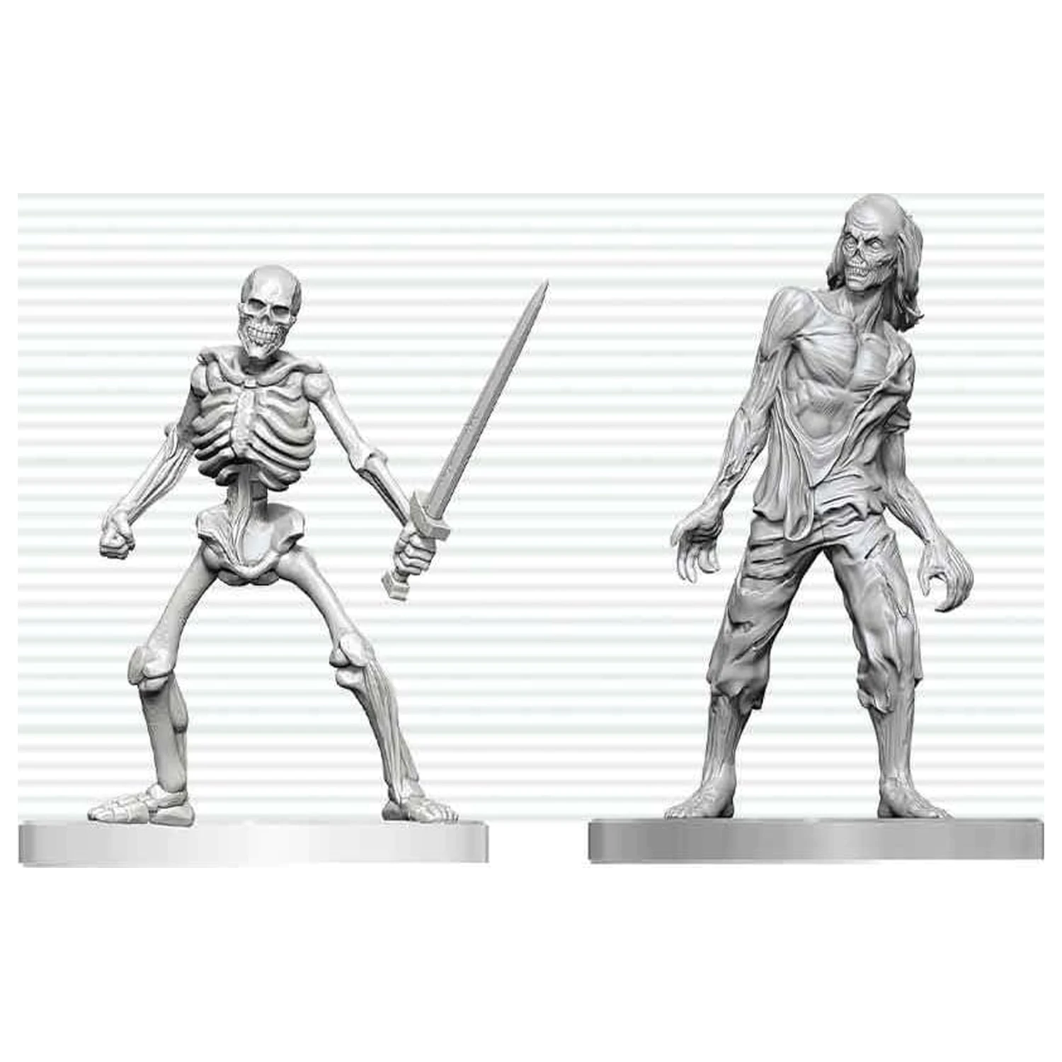 Dungeons & Dragons Nolzur's Marvelous Miniatures Unpainted Miniature Zombie & Skeleton 14 cm termékfotó