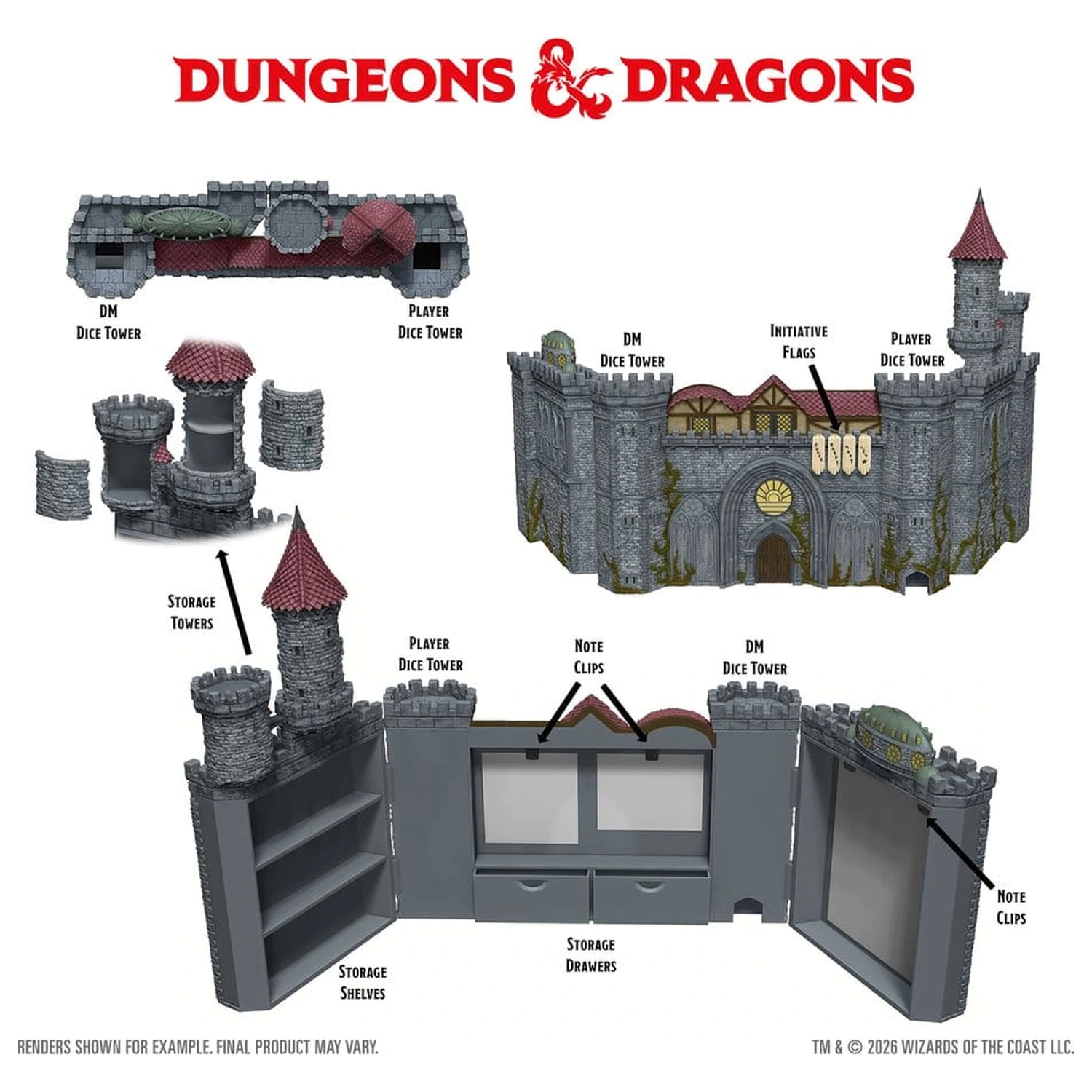 Dungeons & Dragons Replicas of the Realms: Castle Ravenloft DM Screen termékfotó