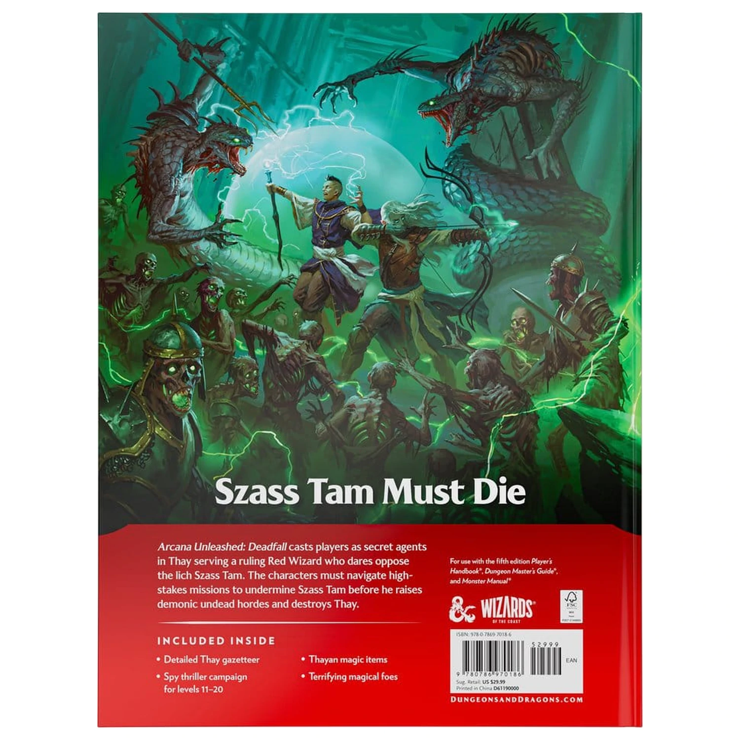 Dungeons & Dragons RPG Arcana Unleashed: Deadfall Book Angol nyelvű termékfotó