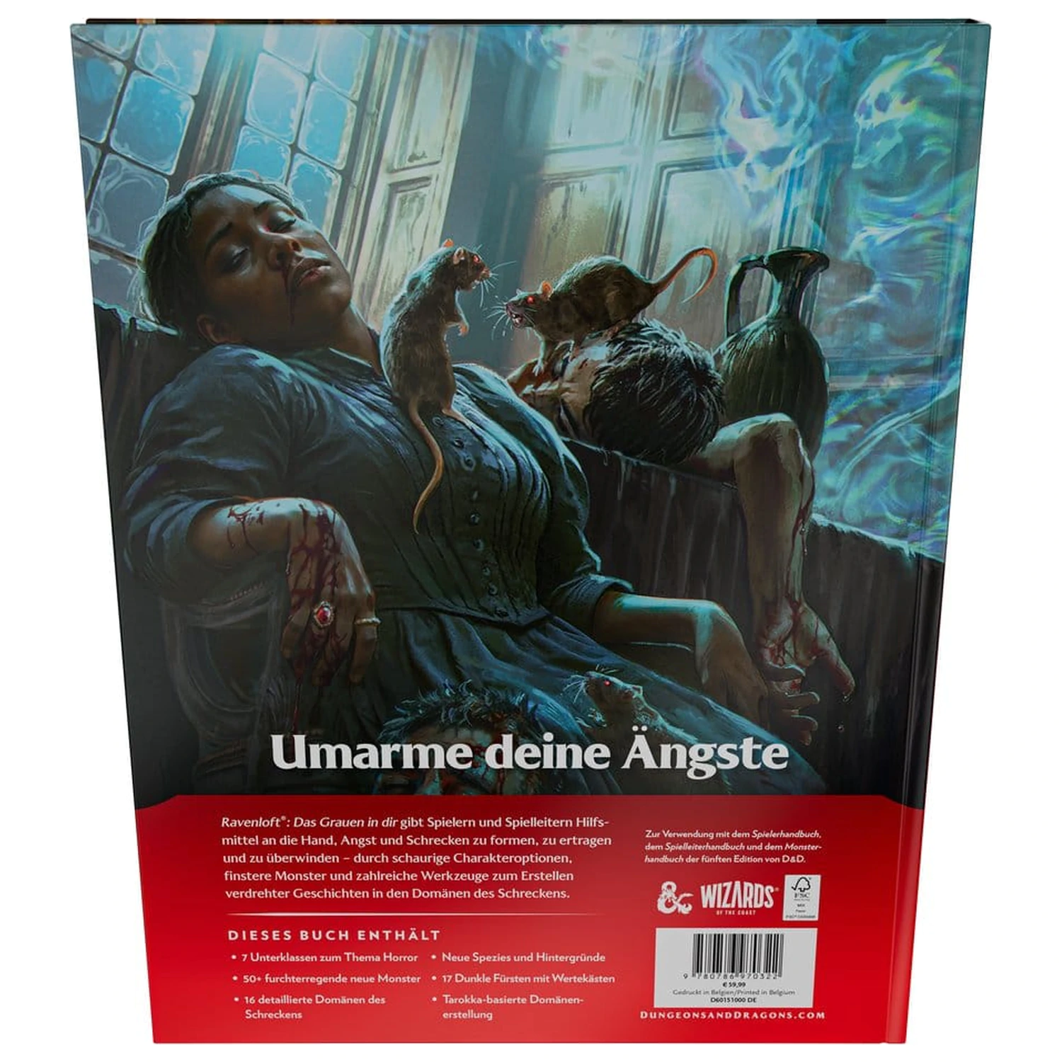 Dungeons & Dragons RPG Ravenloft: Das Grauen in Dir Book német nyelvű termékfotó