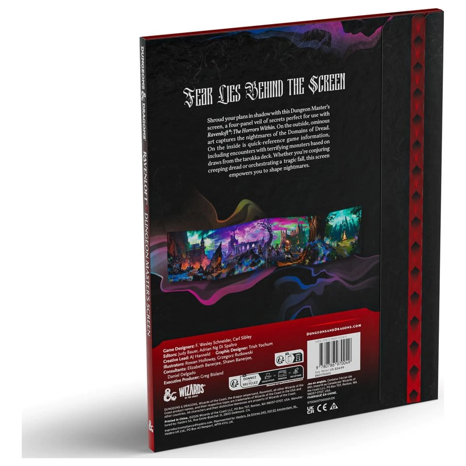 Dungeons & Dragons RPG Ravenloft: The Horrors Within Dungeon Master's Screen Angol nyelvű termékfotó