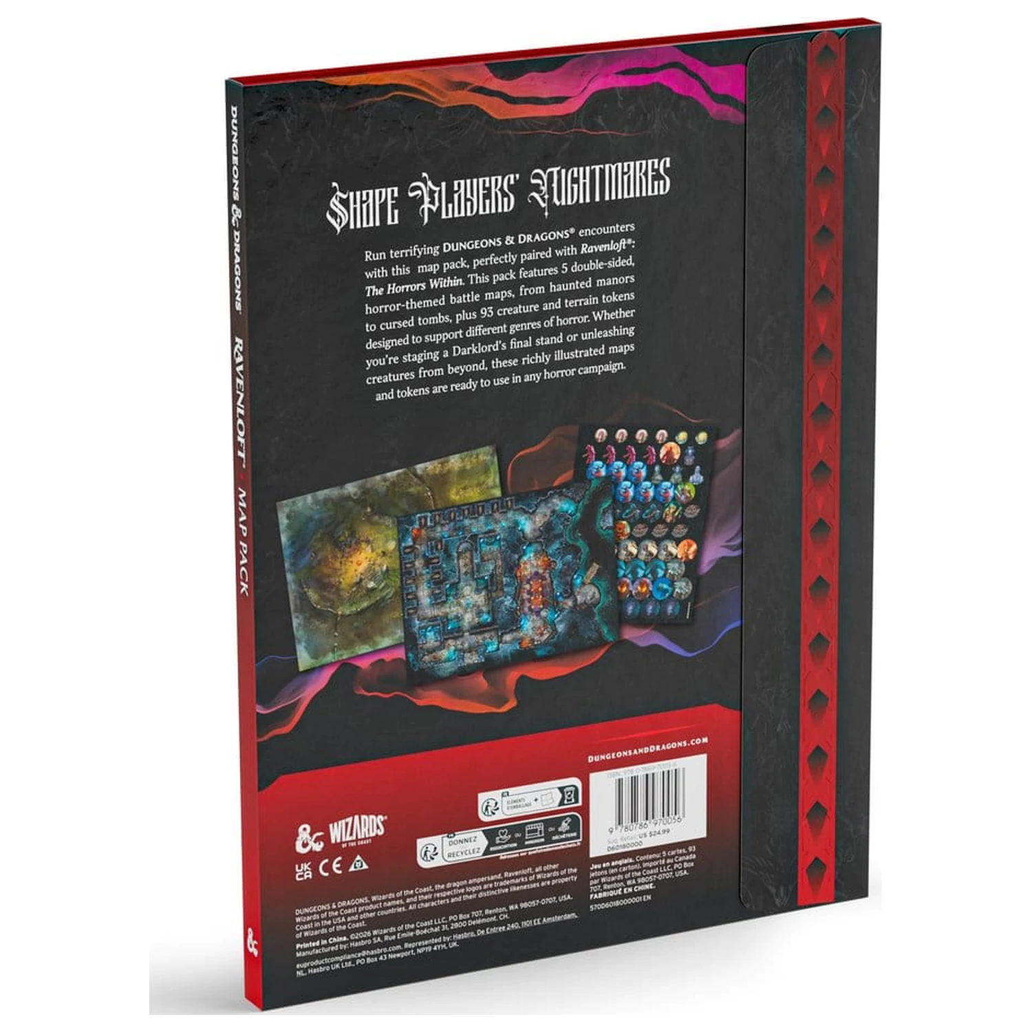 Dungeons & Dragons RPG Ravenloft: The Horrors Within Map Pack Angol nyelvű termékfotó