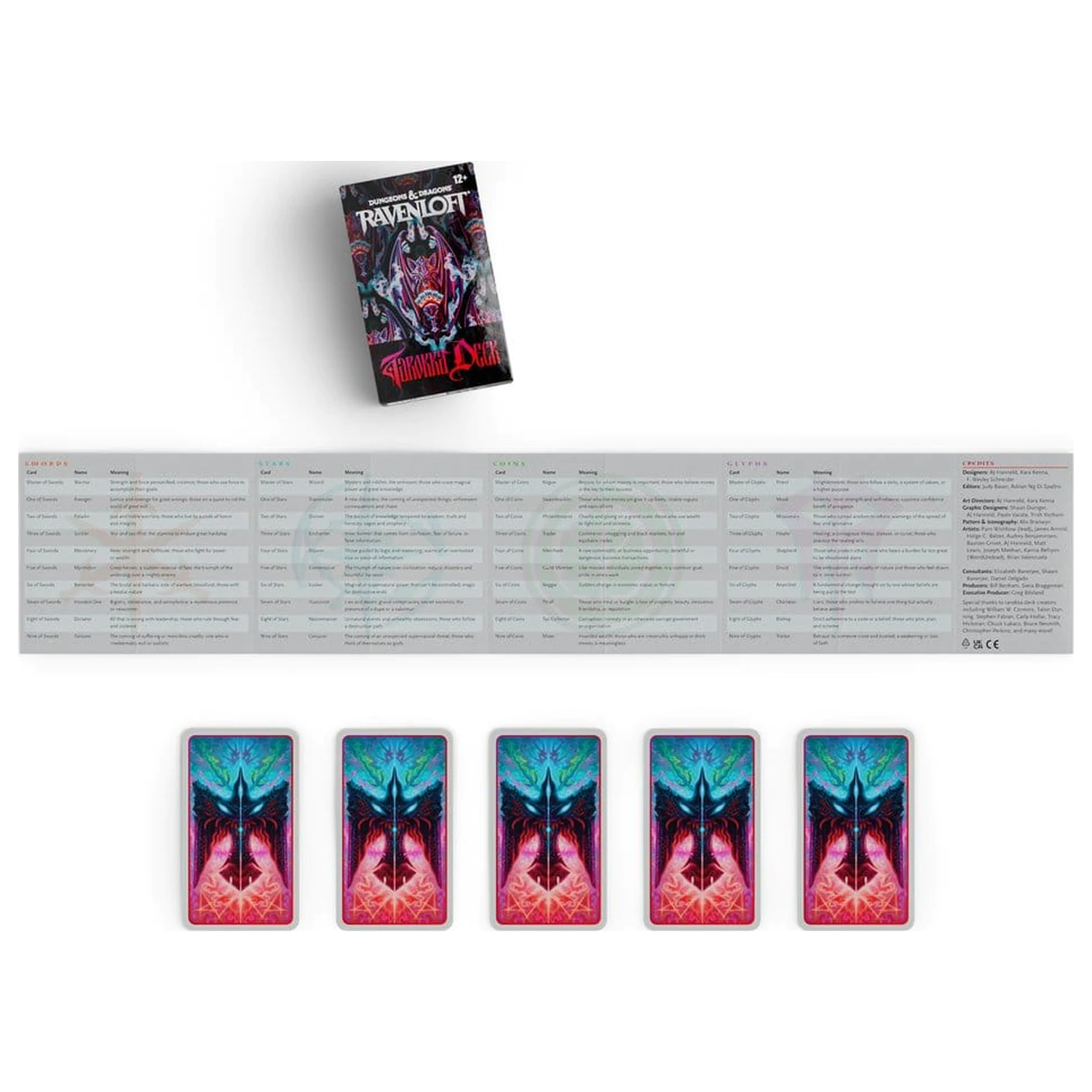 Dungeons & Dragons RPG Ravenloft: The Horrors Within Tarokka Deck Angol nyelvű termékfotó