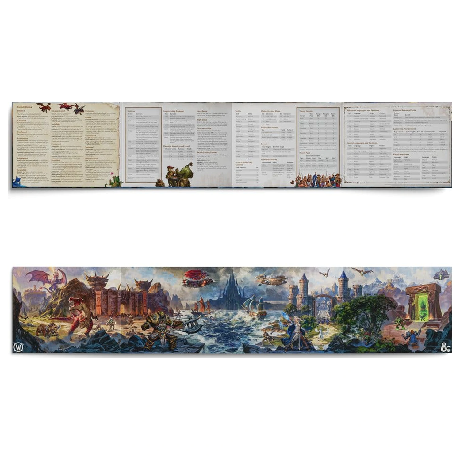 Dungeons & Dragons RPG World of Warcraft Dungeon Master's Screen Angol nyelvű termékfotó