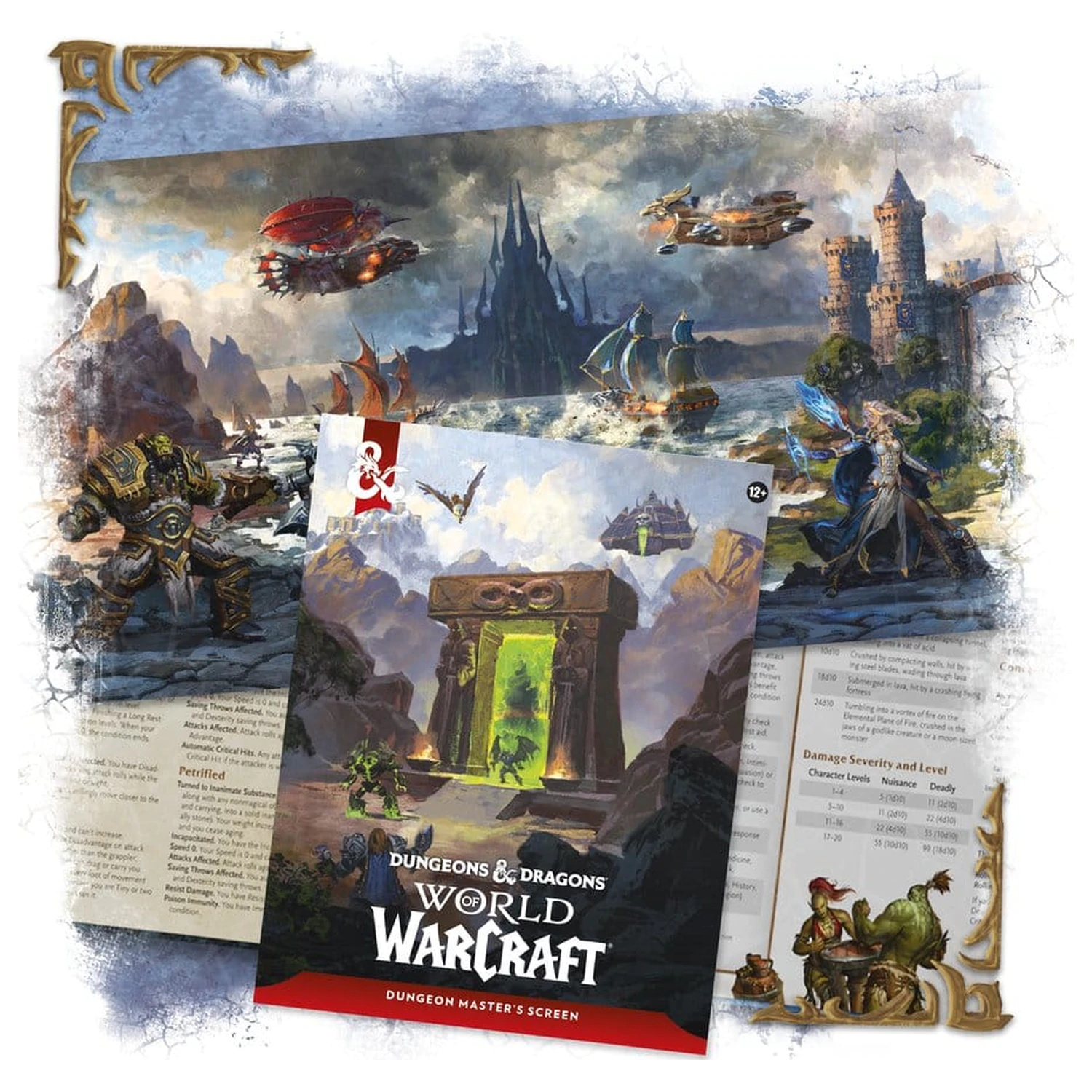 Dungeons & Dragons RPG World of Warcraft Dungeon Master's Screen Angol nyelvű termékfotó