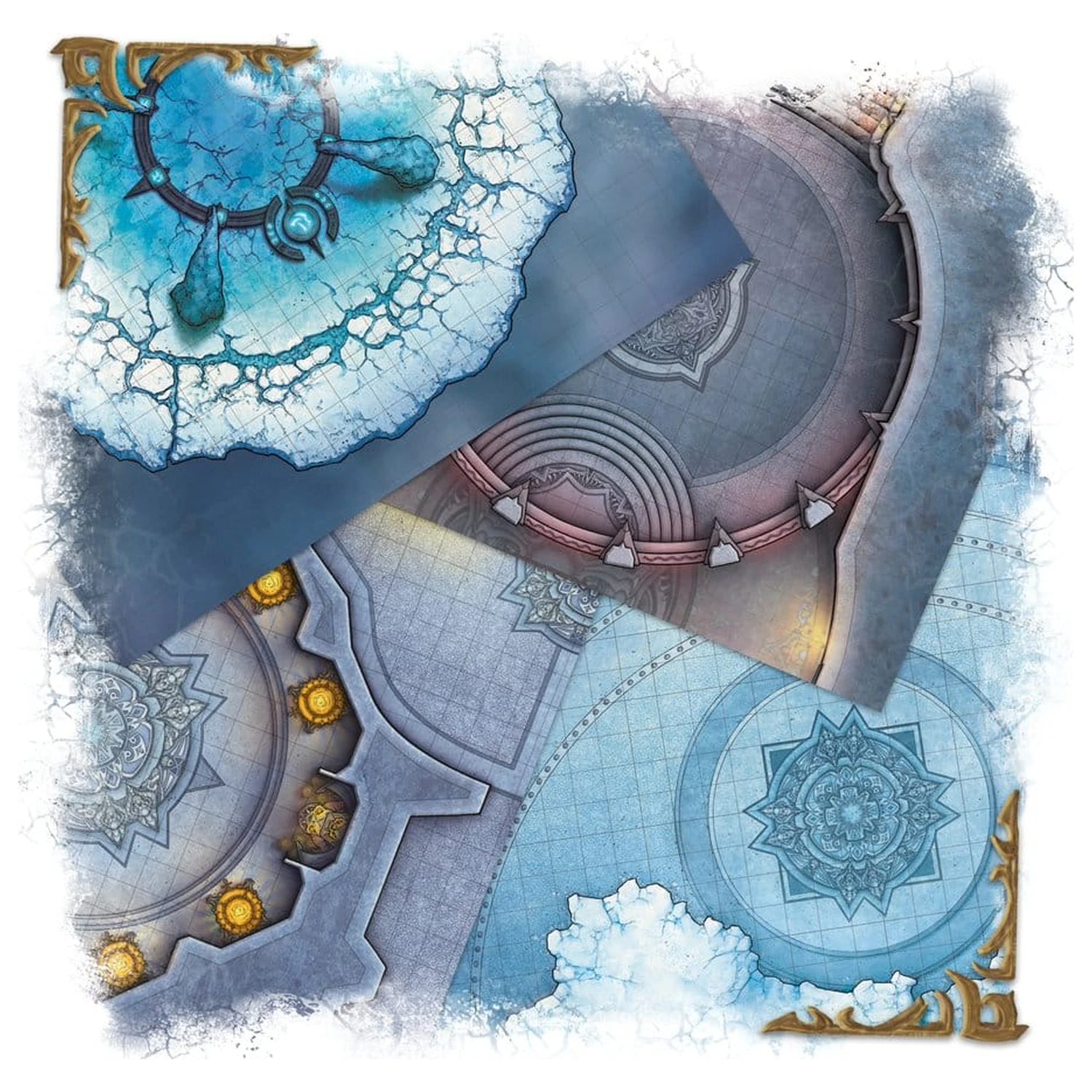 Dungeons & Dragons RPG World of Warcraft: Icecrown Citadel Adventure Map Pack Angol nyelvű termékfotó
