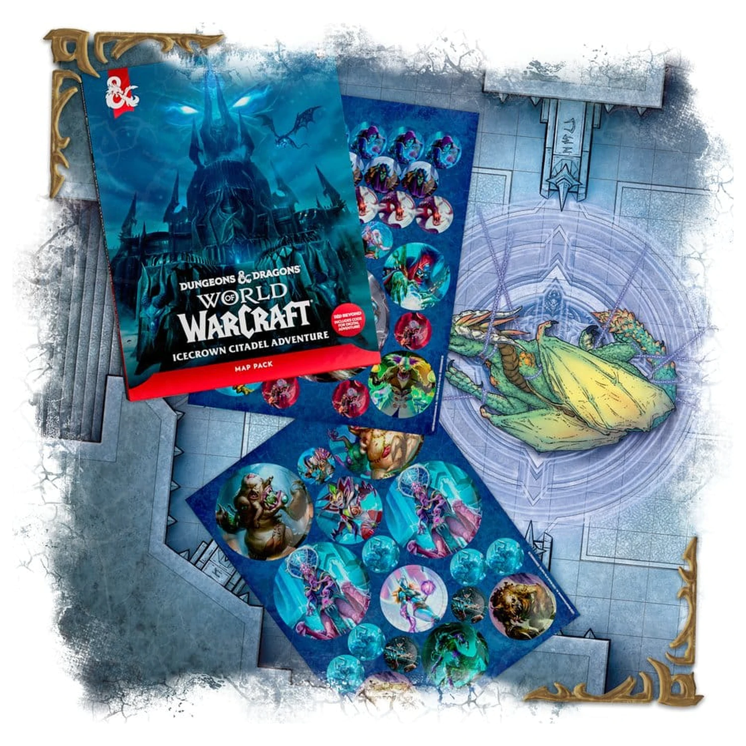 Dungeons & Dragons RPG World of Warcraft: Icecrown Citadel Adventure Map Pack Angol nyelvű termékfotó