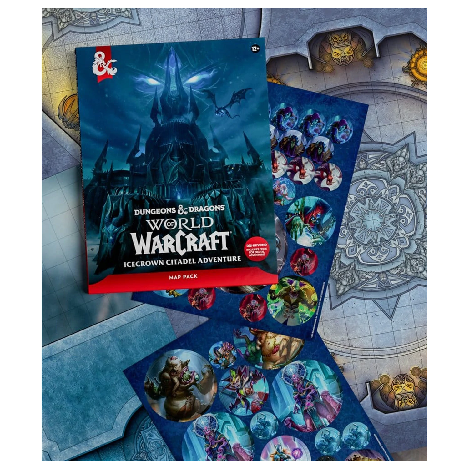 Dungeons & Dragons RPG World of Warcraft: Icecrown Citadel Adventure Map Pack Angol nyelvű termékfotó