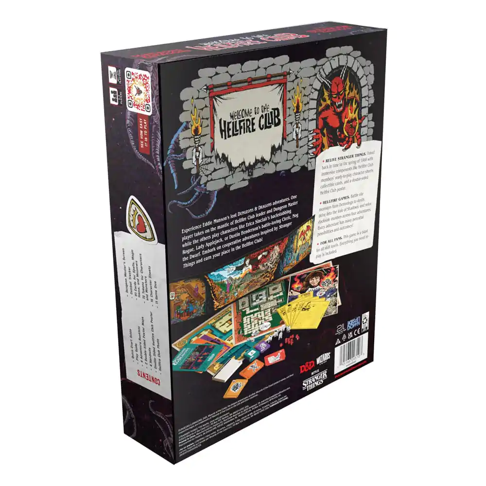 Dungeons & Dragons Stranger Things: Welcome to the Hellfire Club angol nyelvű társasjáték  termékfotó